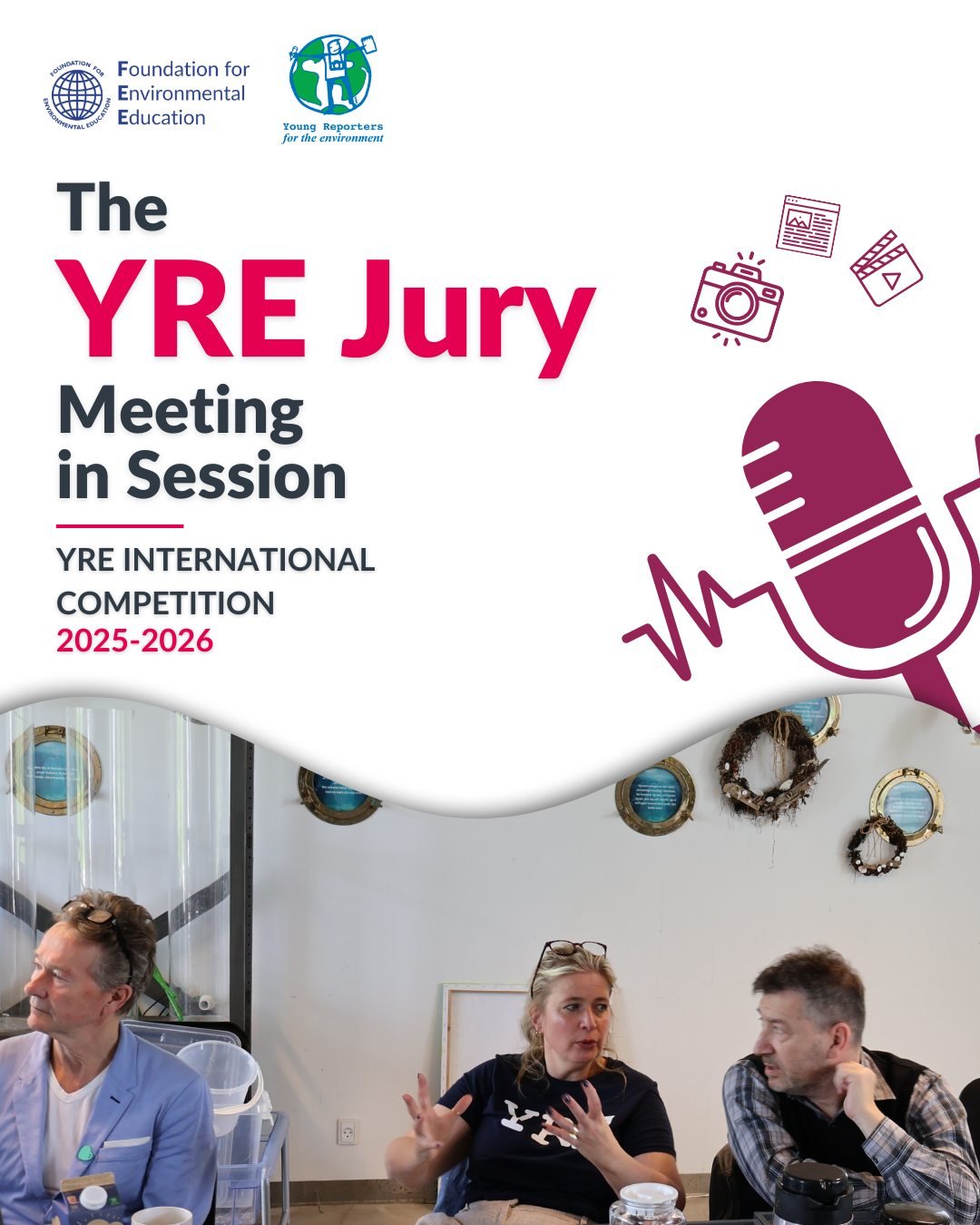 Today marked the end of the first day of deliberations for the 2025&ndash;2026 International Young Reporters for the Environment Competition. 

Our International Jury members have the challenging task of selecting this year's winners across the podca