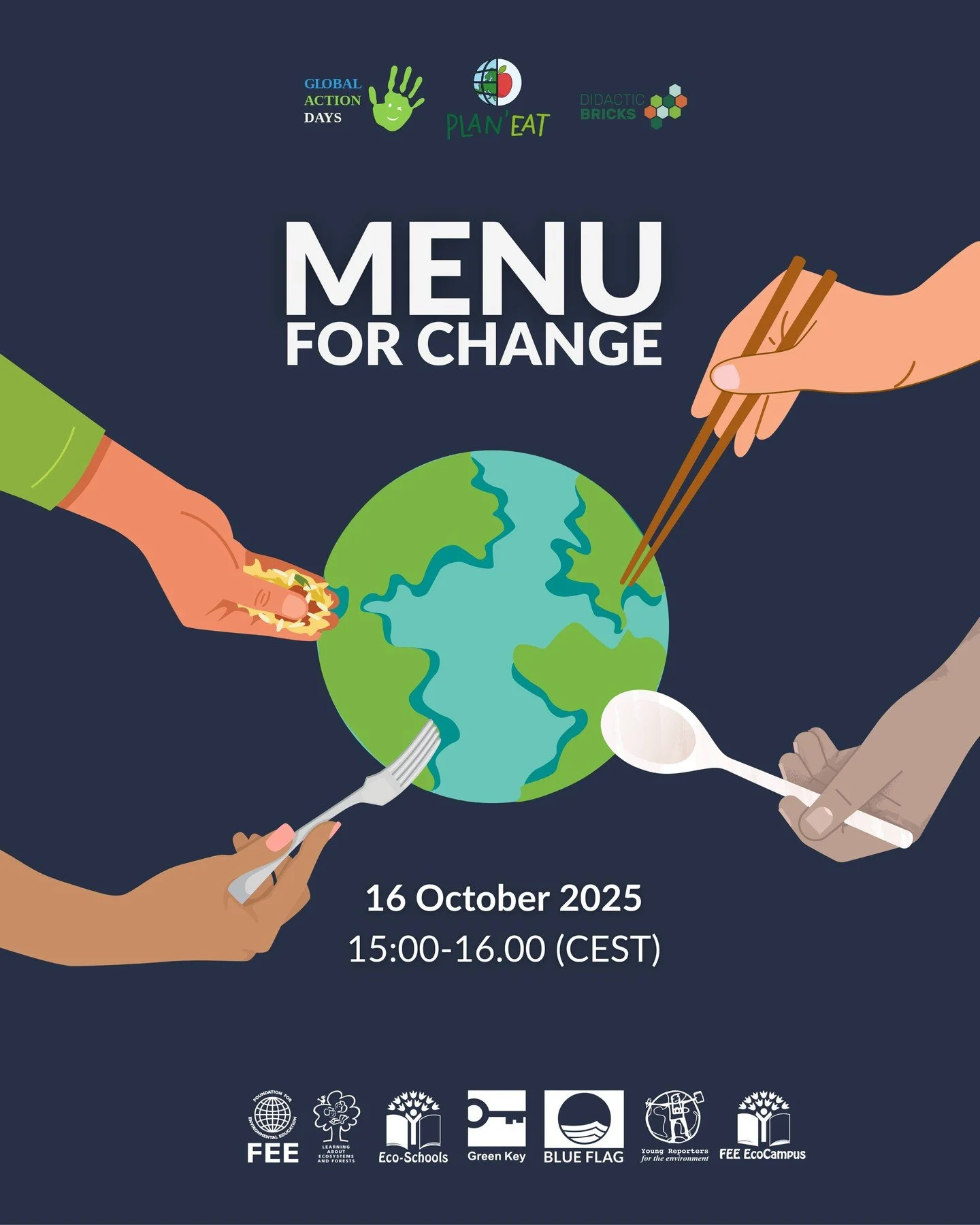 Foundation for Environmental Education (FEE) is setting the table for World Food Day, 16 October, with Menu for Change, a global gathering that brings together educators, partners, and changemakers to explore the powerful connection between what&rsqu