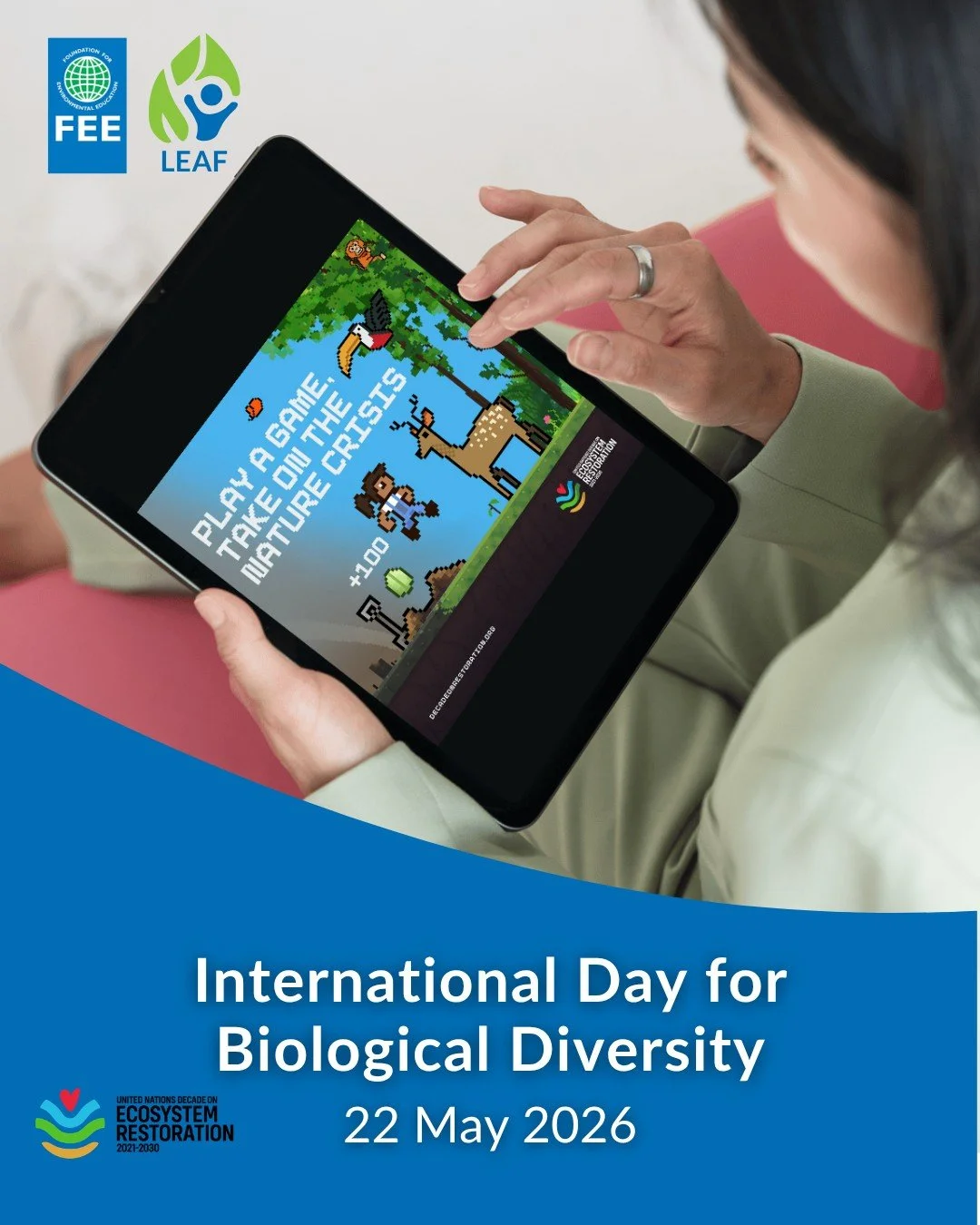 🎮 Sometimes, creating global impact starts with something as simple as playing a game.

This International Day for Biological Diversity, we celebrate this year&rsquo;s theme: &ldquo;Acting locally for global impact.&rdquo;

The Nature Restoration Ga