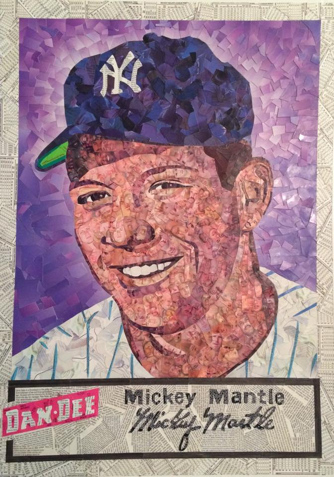 1954 Dan Dee Potato Chips Mickey Mantle