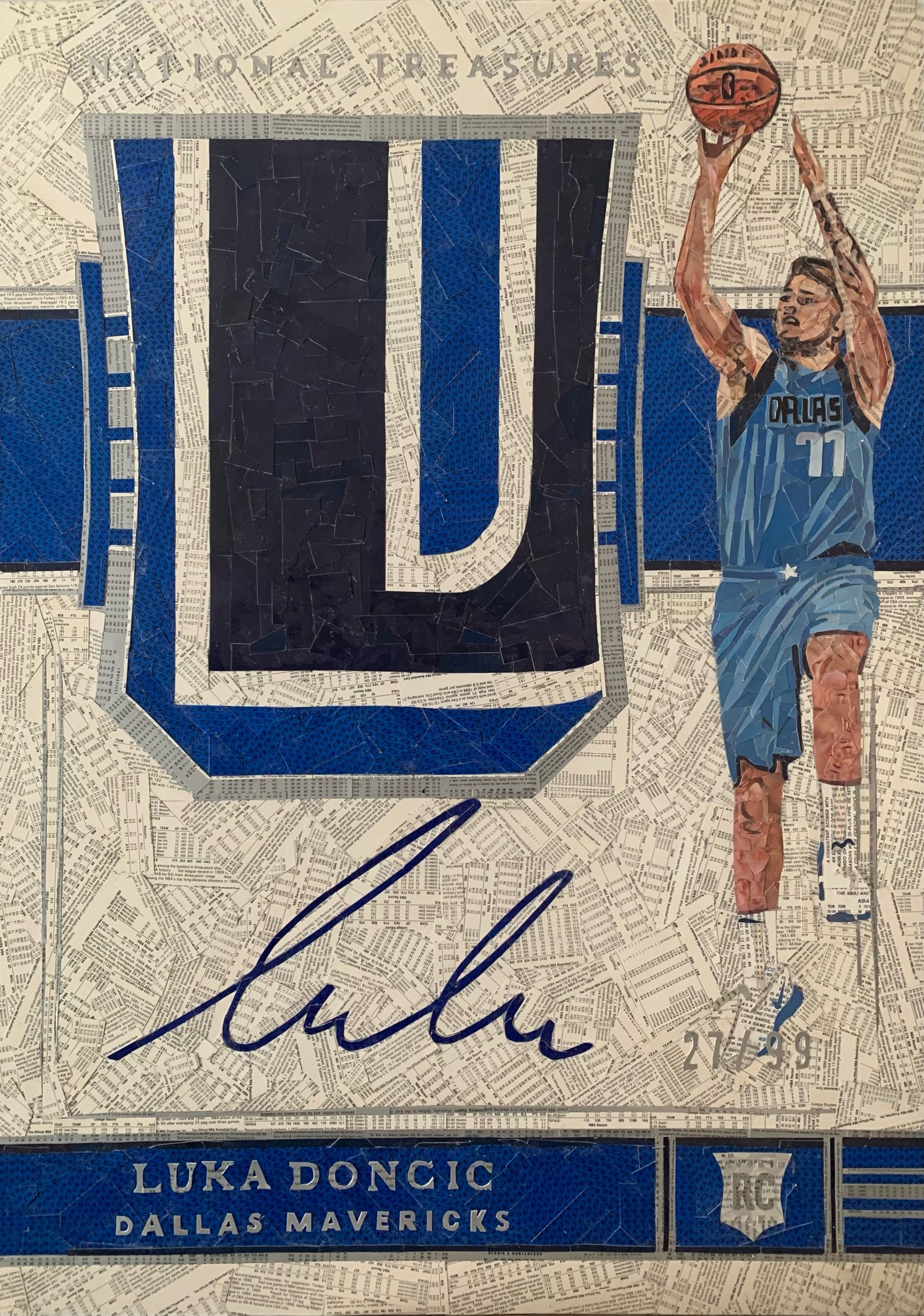 2018 National Treasures RPA/99 Luka Doncic