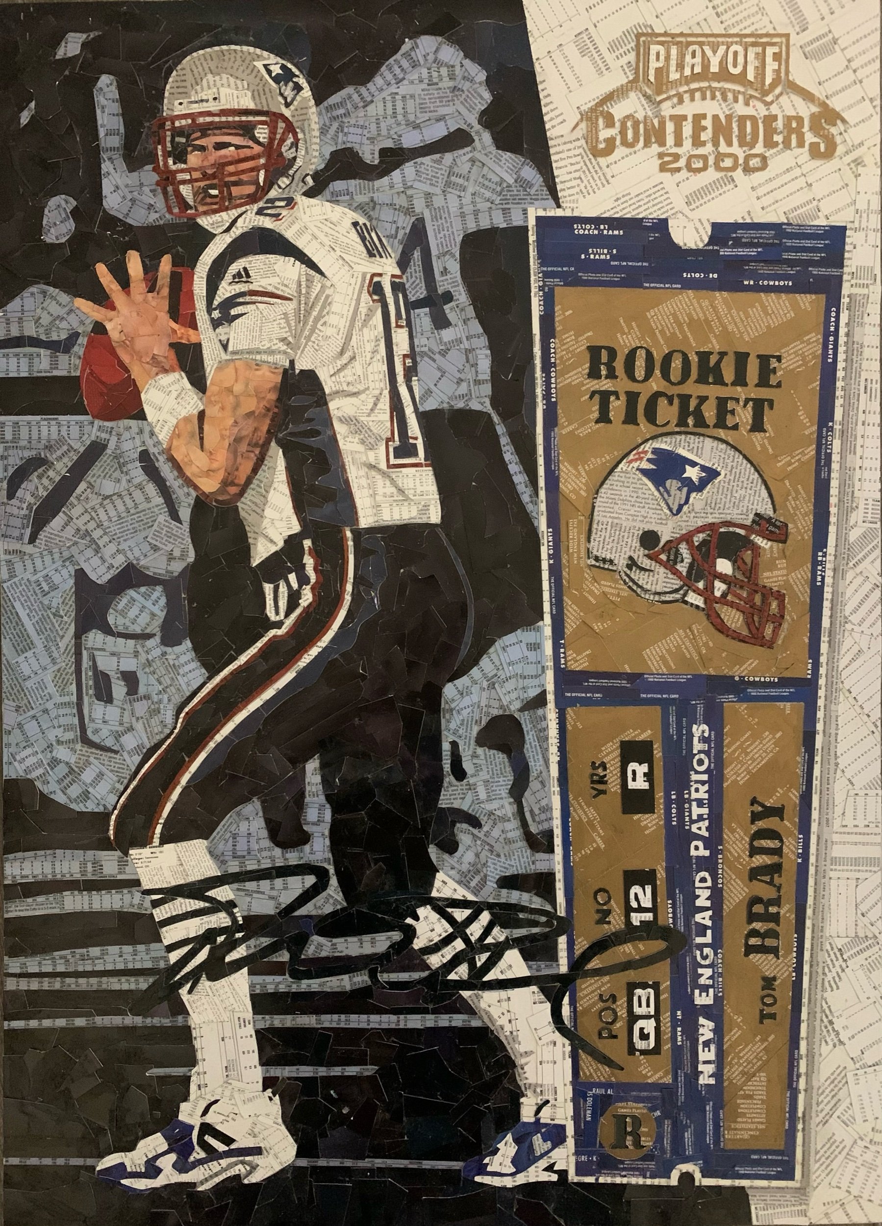 2000 Playoff Contenders Tom Brady Autograph