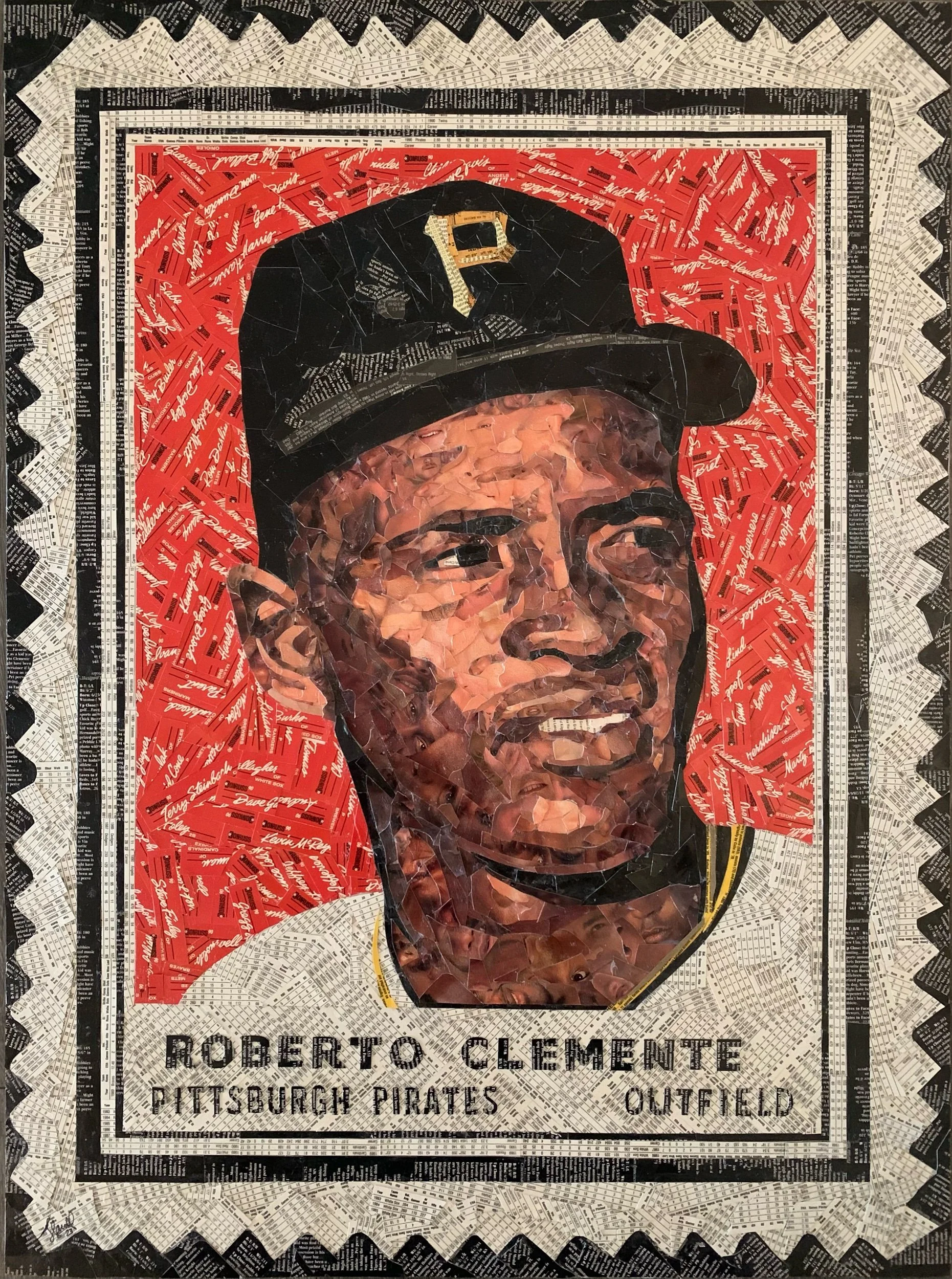1962 Topps Stamps Roberto Clemente