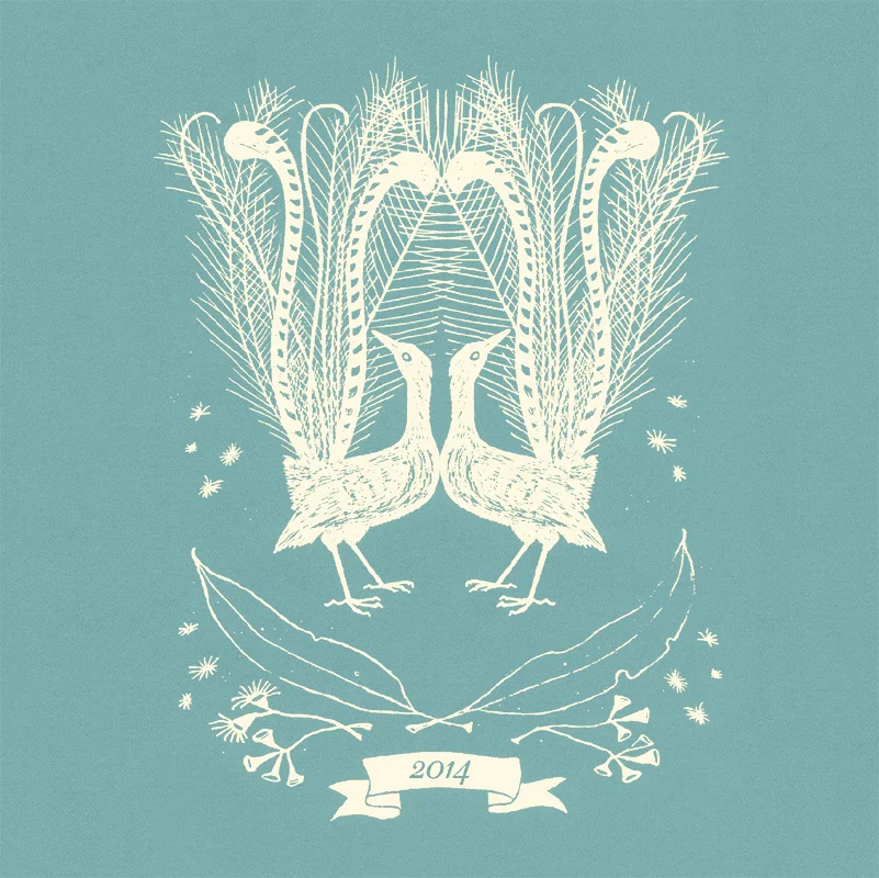 Lyrebird Calendar design 2013