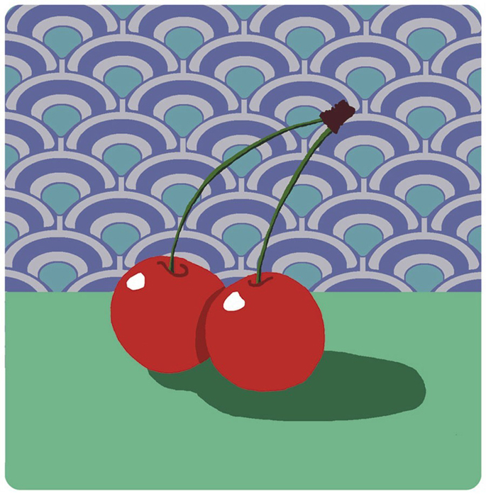Cherry with Wallpaper illustration 2007
