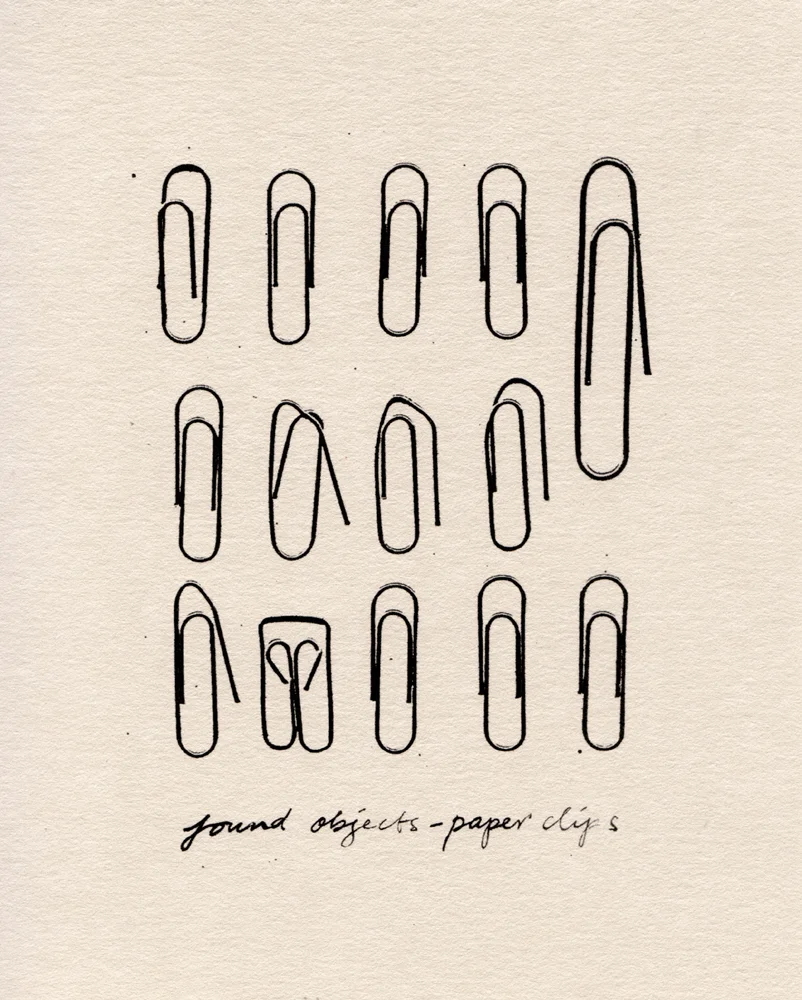 Found Objects - Paper Clips Limited Edition Print 2010