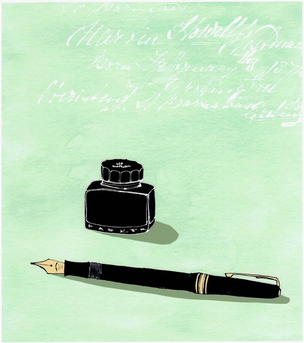 Still Life with Pen & Ink Open edition print 2009