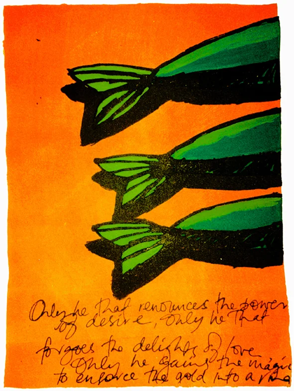 The Ring Cycle : Das Rheingold Lithograph (2 colour) & gouache 1998