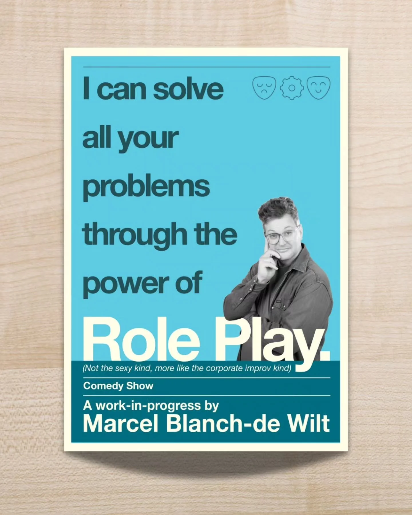 Do you have a tricky housemate, a challenging boss, or a fear of small-talk? 

I want to hear about it! 

I am a roleplay actor and I'm bringing these skills to the stage to solve your real problems. We aim for both hilarity and heart. Laughing and l