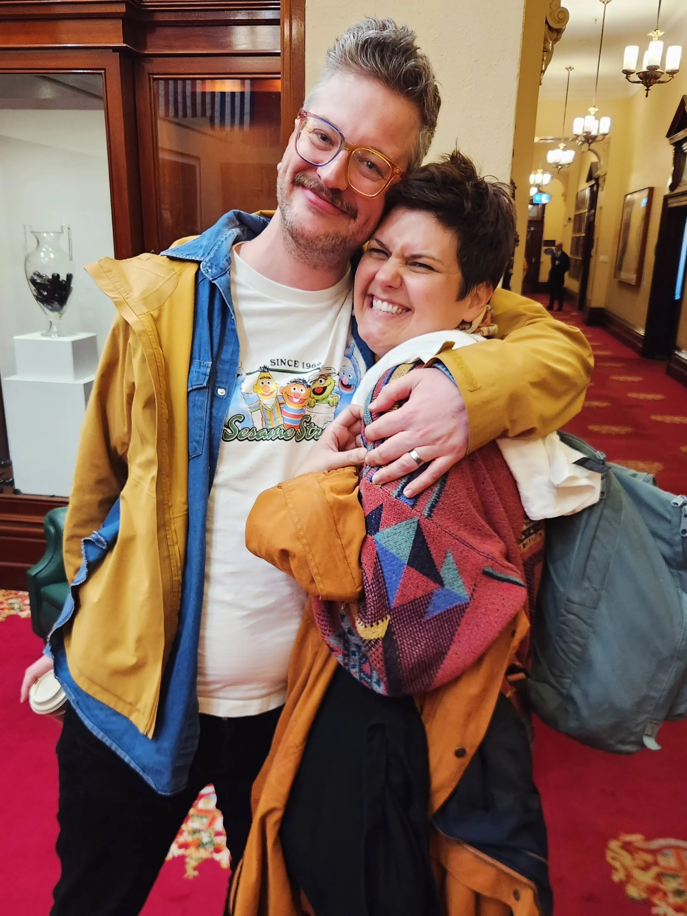 This year, more than ever, I got to celebrate all the great connections I've made over the years.

It was so great to see friends old and new.

I had a personal connection to almost every show I went to see. Friends, podcast guests, people I've direc