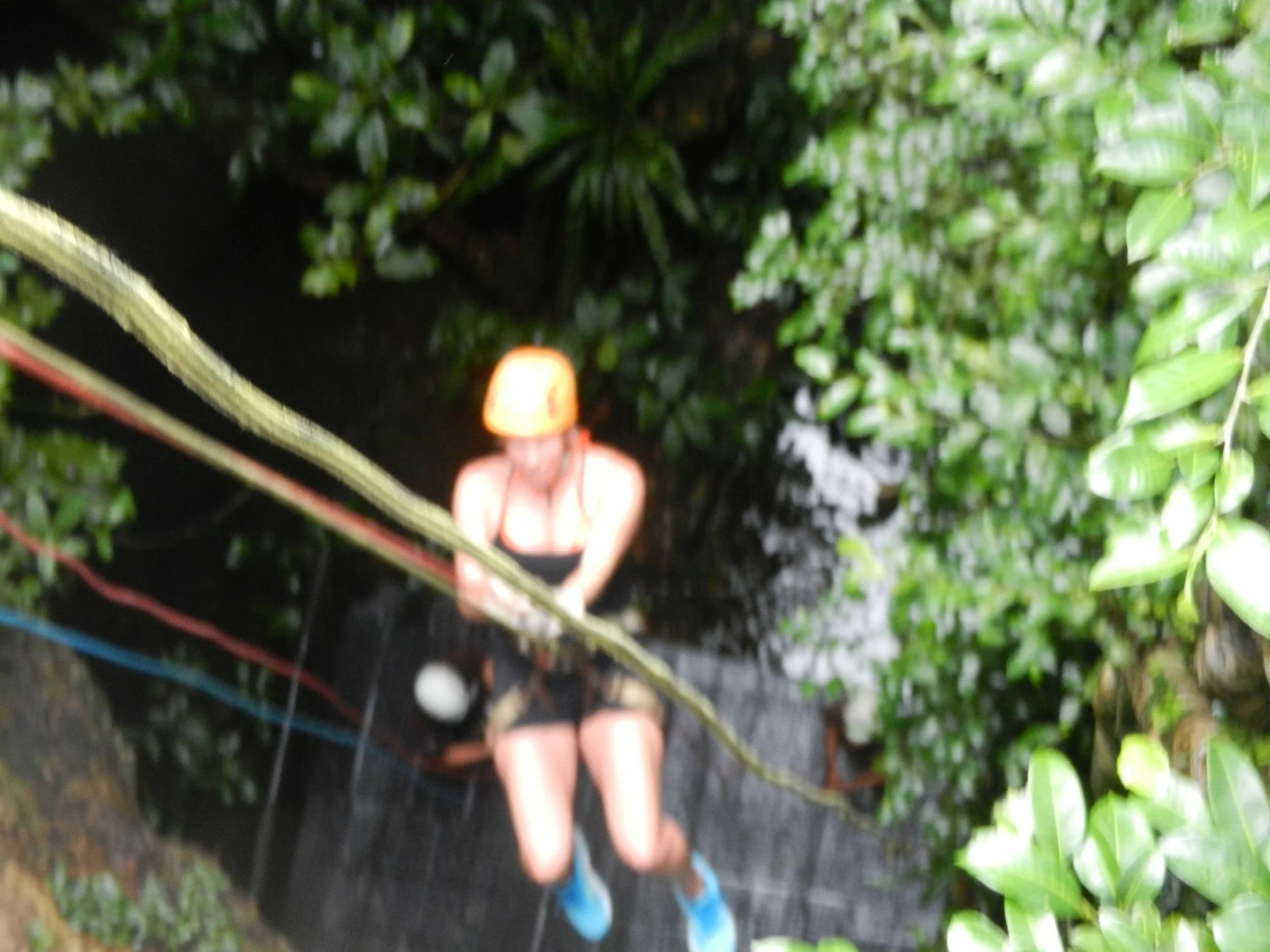 Just a little Repelling 2 weeks ago. Outdoor Fitness ROCKS!