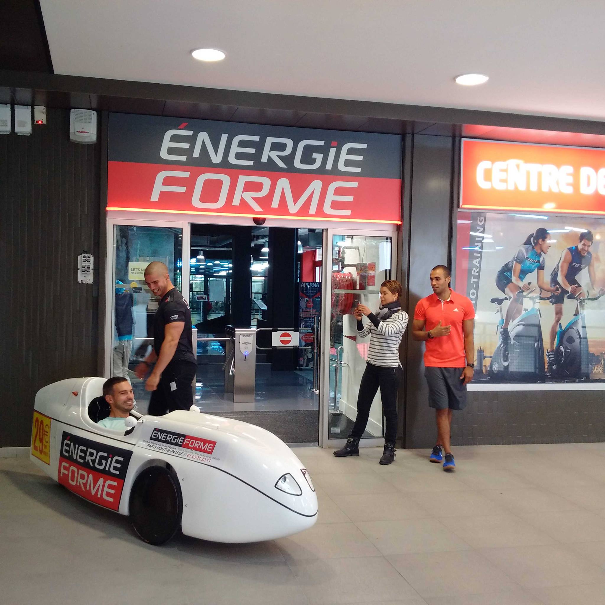 Animation opération Energie Forme Montparnasse le 07/10/2016