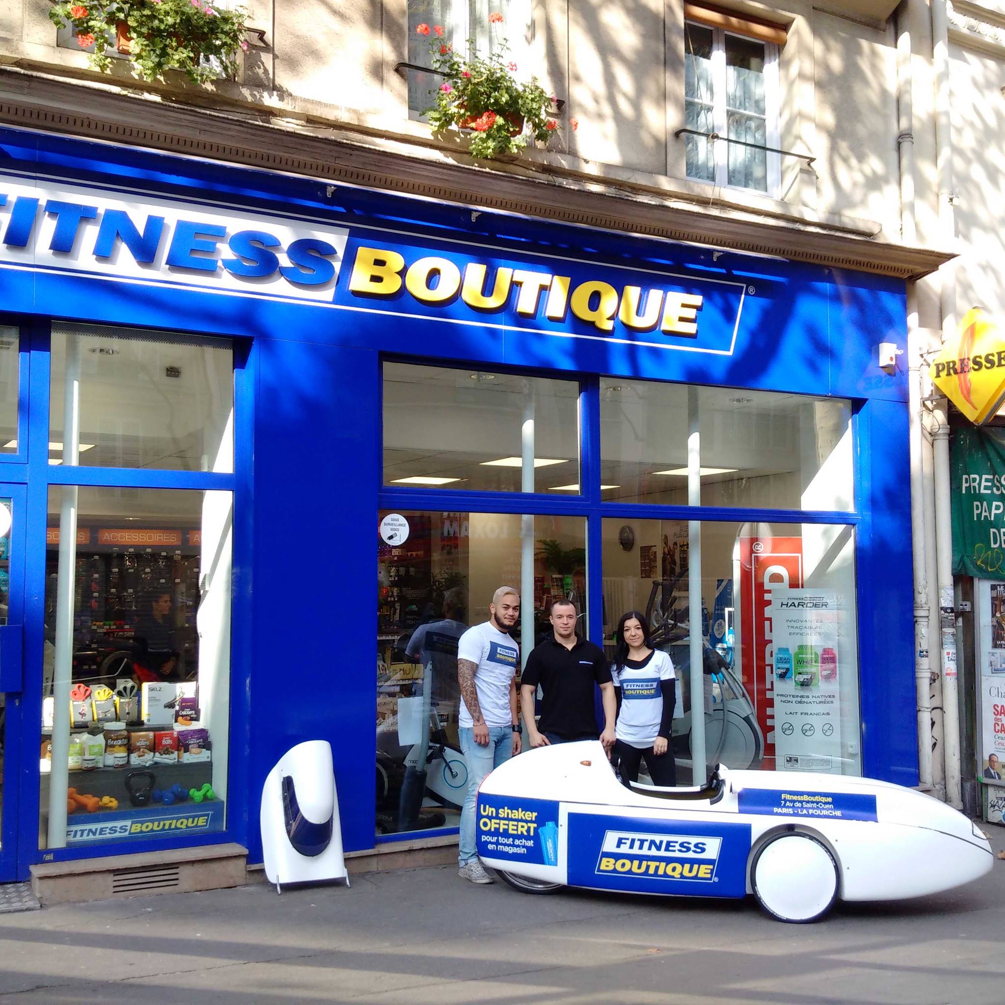 Opération Fitness Boutique, Paris La Fourche le 08/10/2016