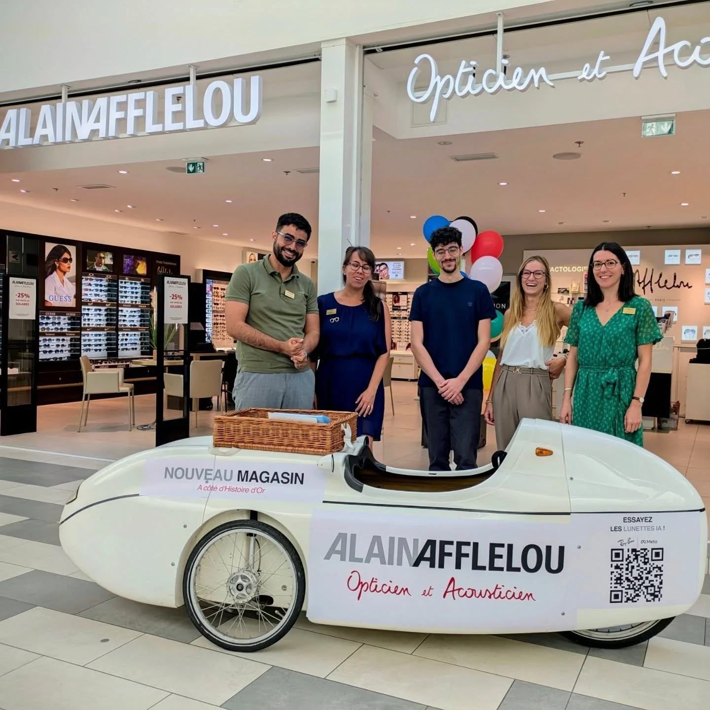 Journ&eacute;e de sensibilisation optique👓 et audition👂🏻 : trafic en point de vente, visibilit&eacute; de proximit&eacute; et mise en avant des innovations RAY BAN META👓 chez Alain Afflelou 🇫🇷