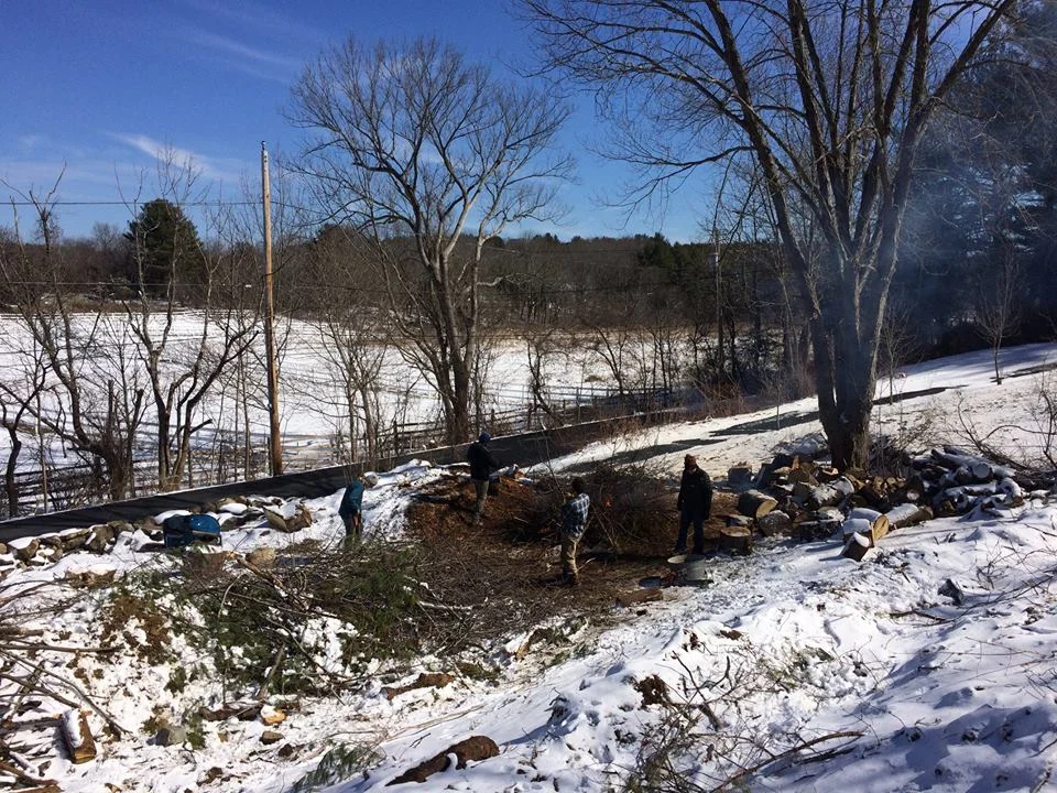 The brush fire