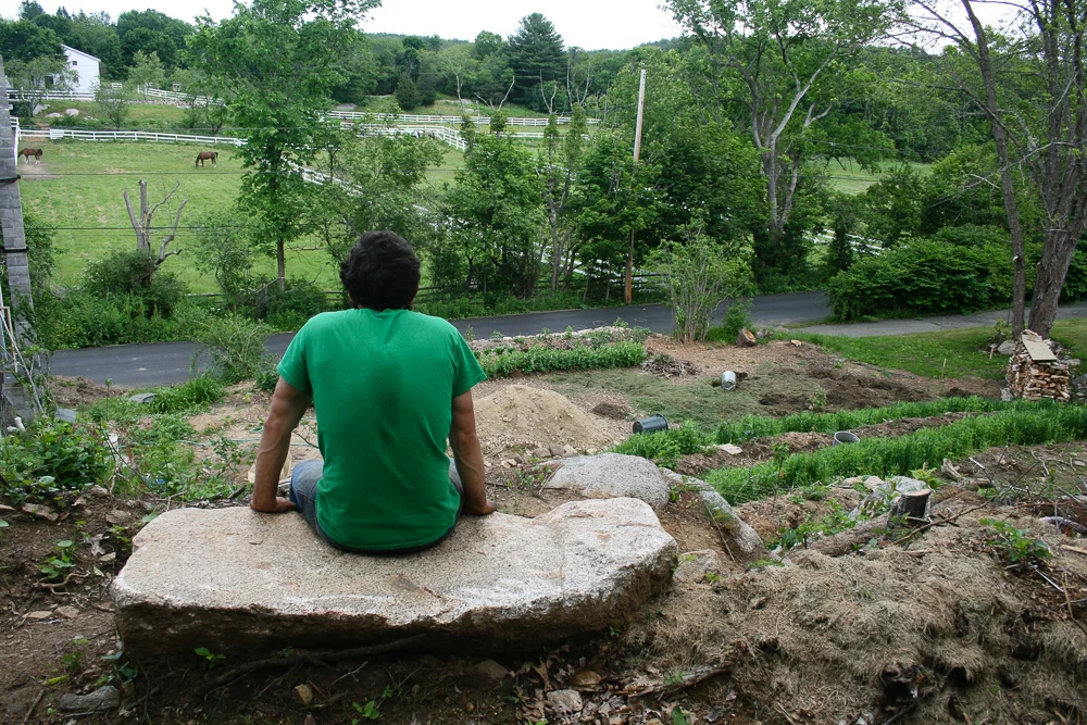 same spot in the beginning of june