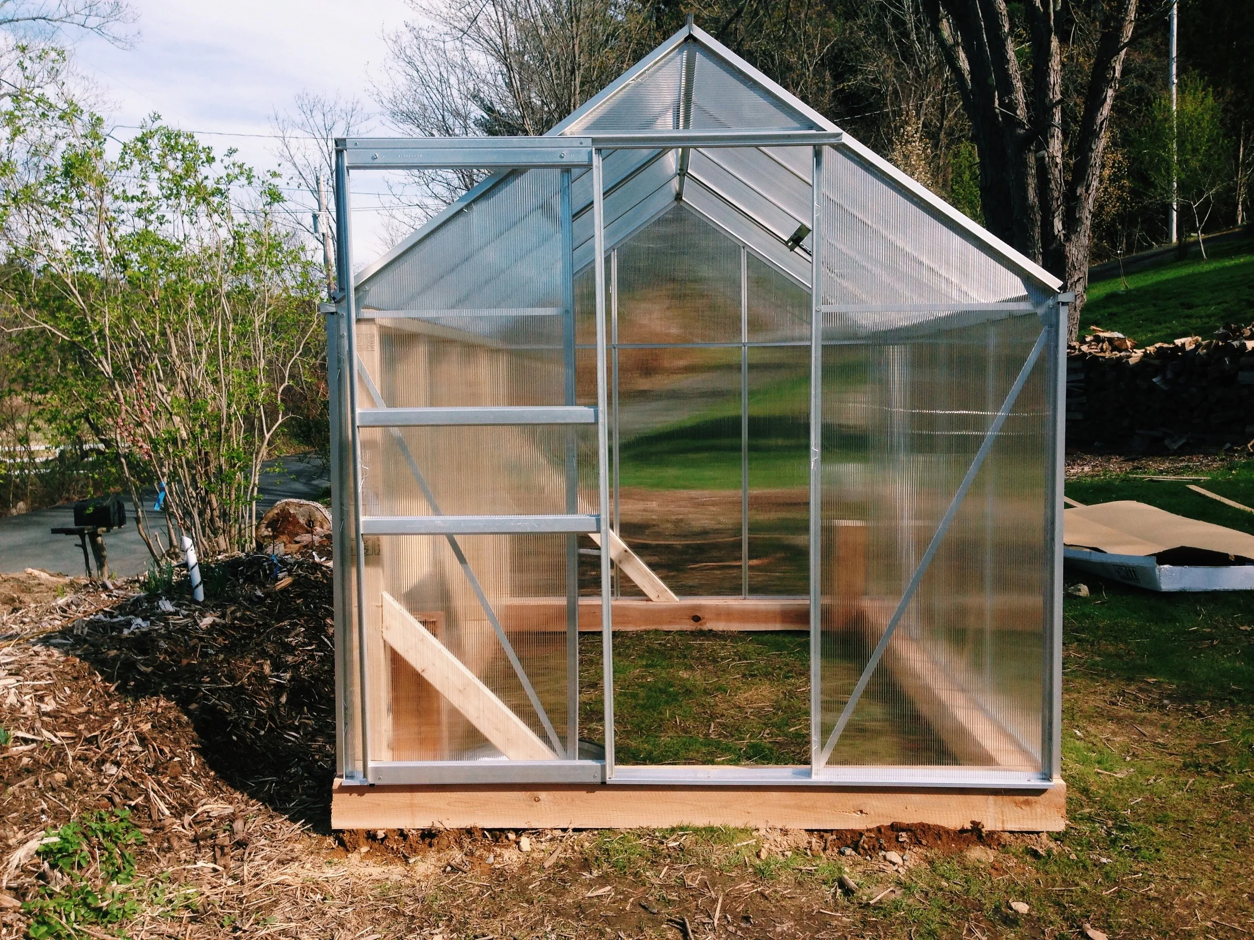 April 2017 The finish Greenhouse in its temporary location.