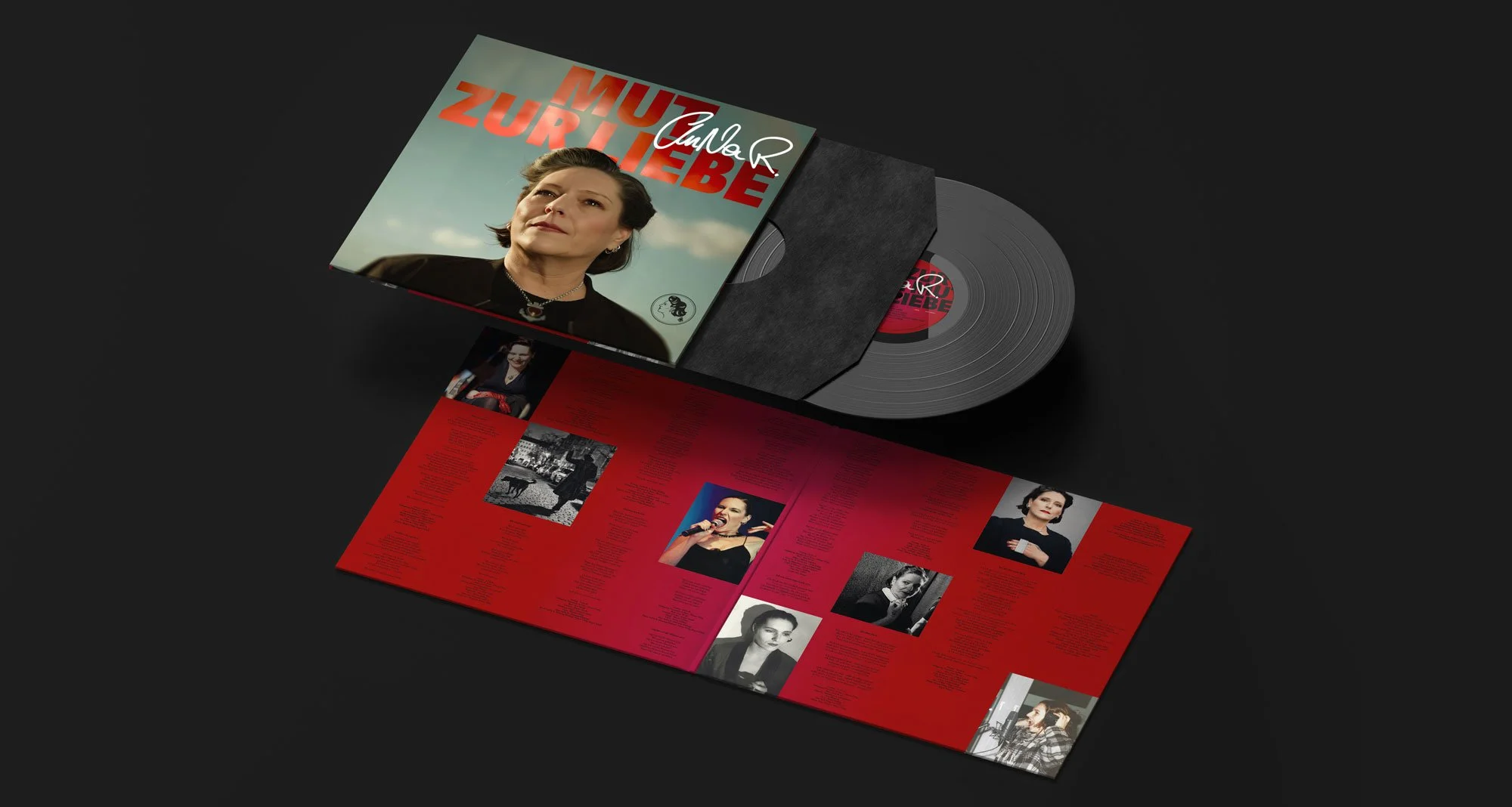 Anna R. Album Artwork mit Vinyl, Artbook, Cover und Booklet