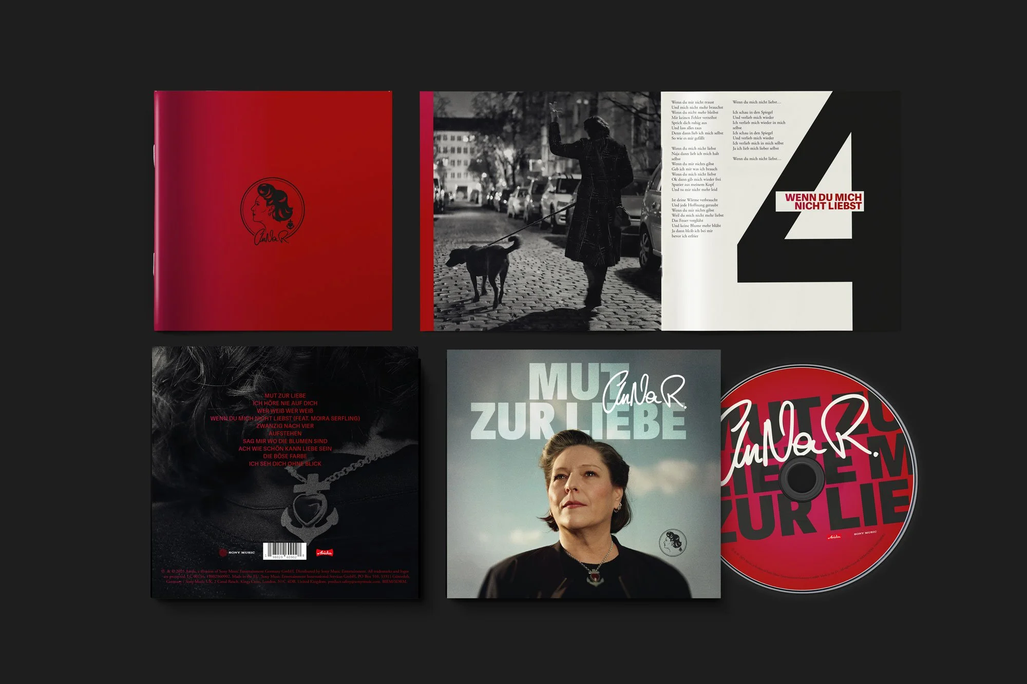 Anna R. Album Artwork mit CD, Artbook, Cover und Booklet