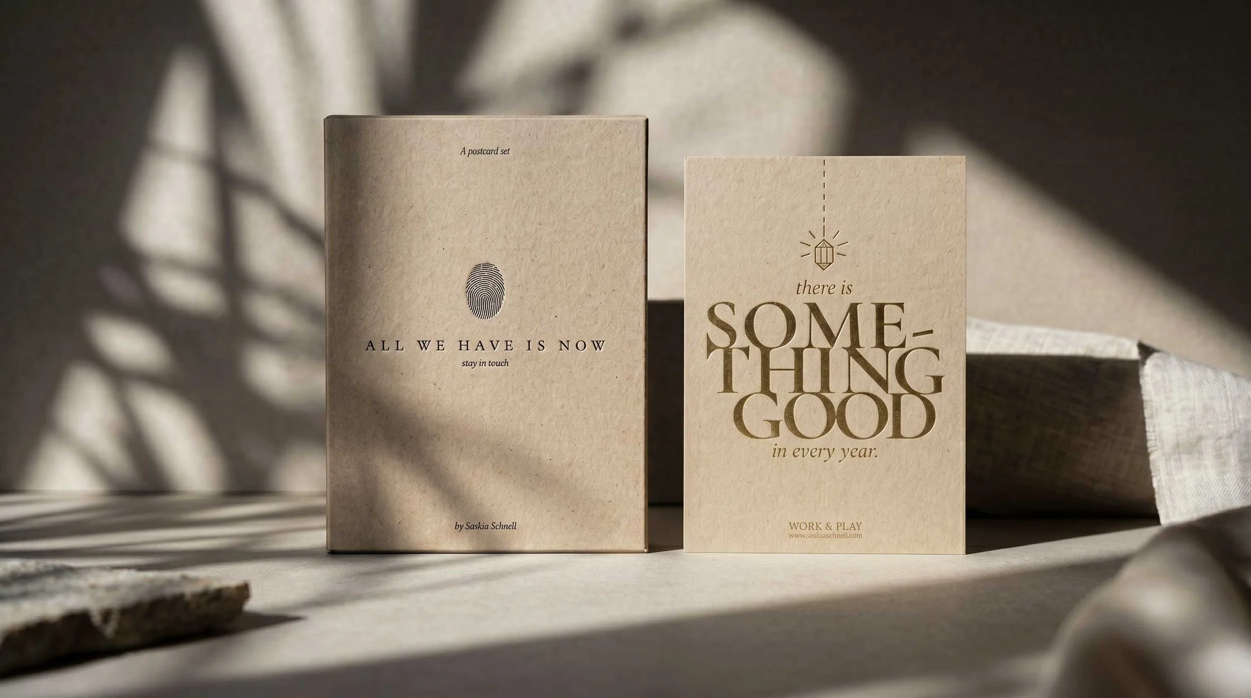 Letterpress Cards / Editorial Design