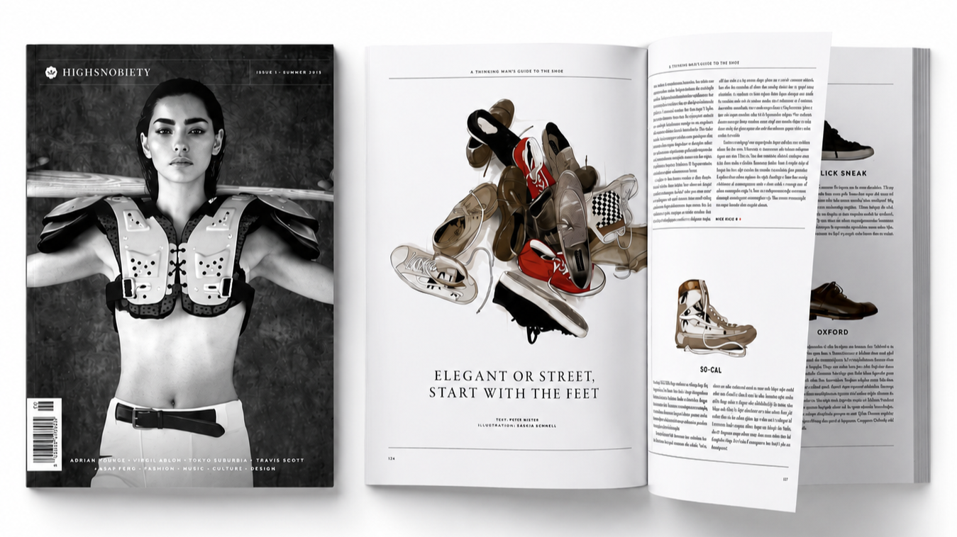 Highsnobiety Magazine / Editorial Illustration