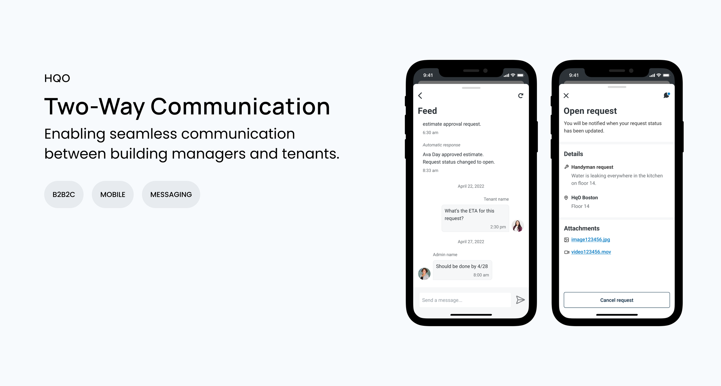 HqO's Two-Way Communication