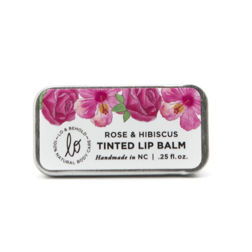 Rose &amp; Hibiscus Tinted Lip Balm