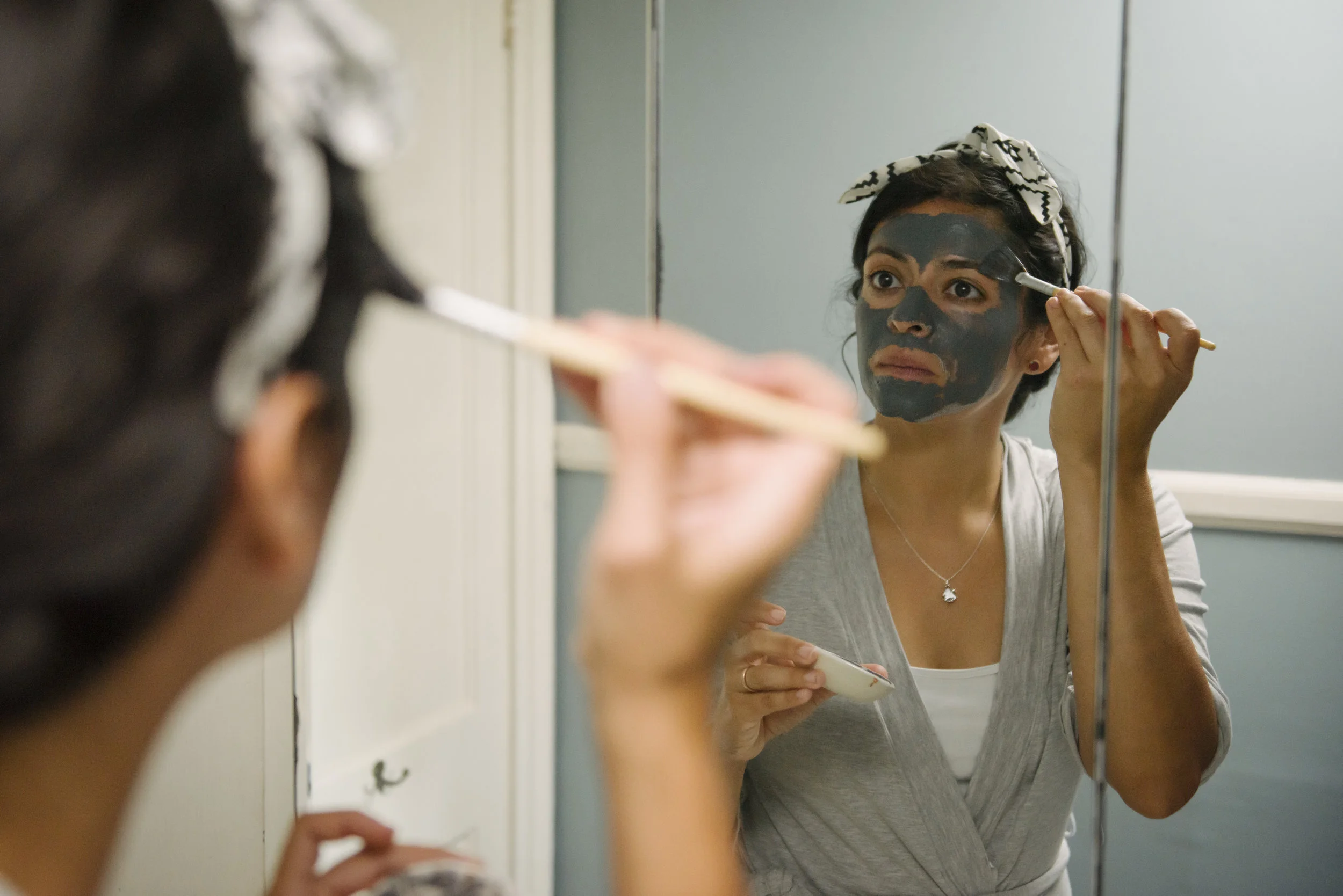 Activated Charcoal &amp; Rosemary Detoxifying Face Mask 