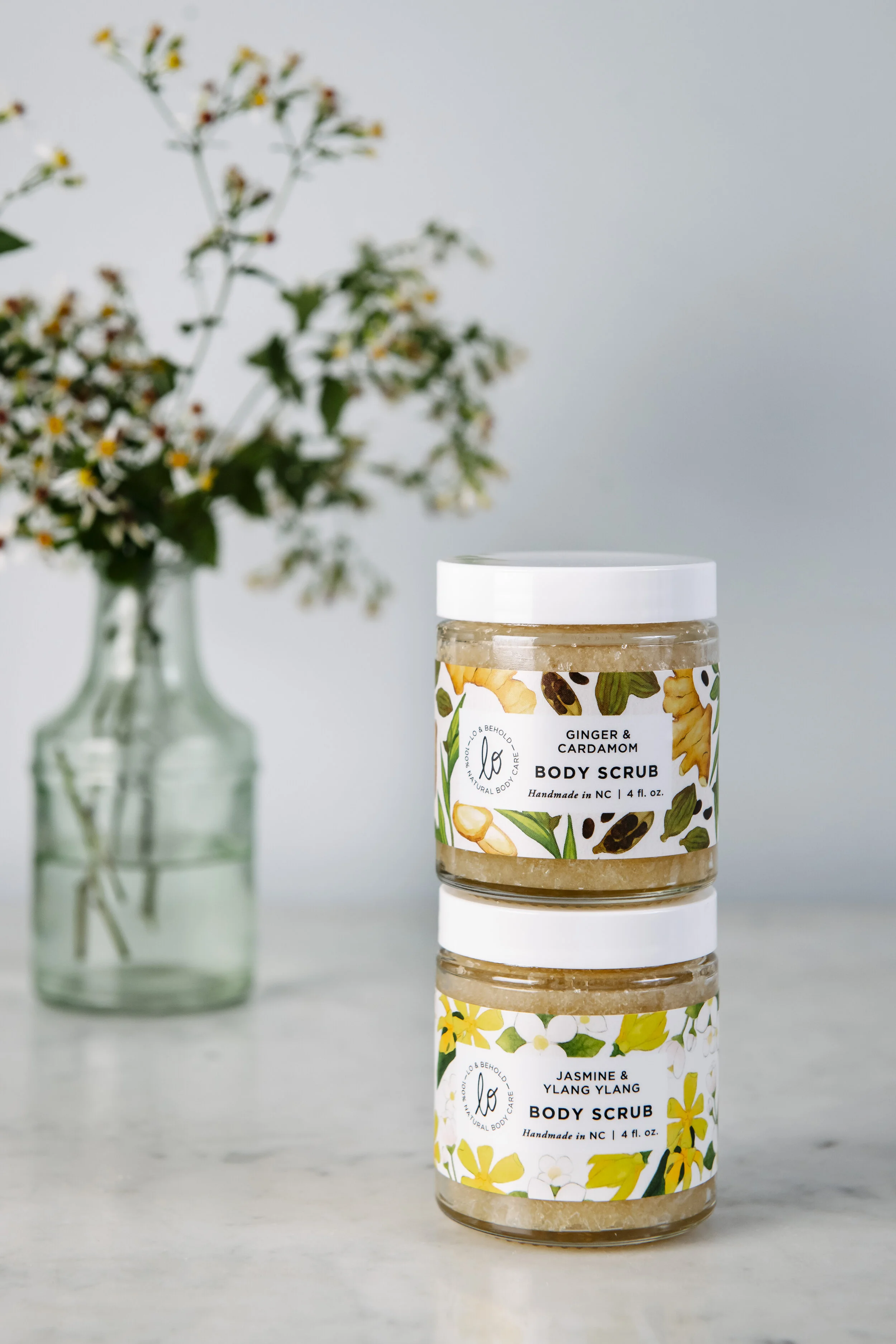 Body Scrub Duo - Ginger &amp; Jasmine