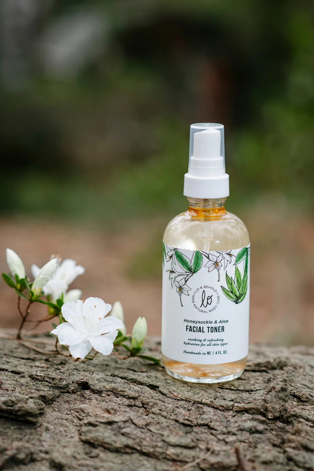 Honeysuckle & Aloe Vera Facial Toner  Lo & Behold Naturals