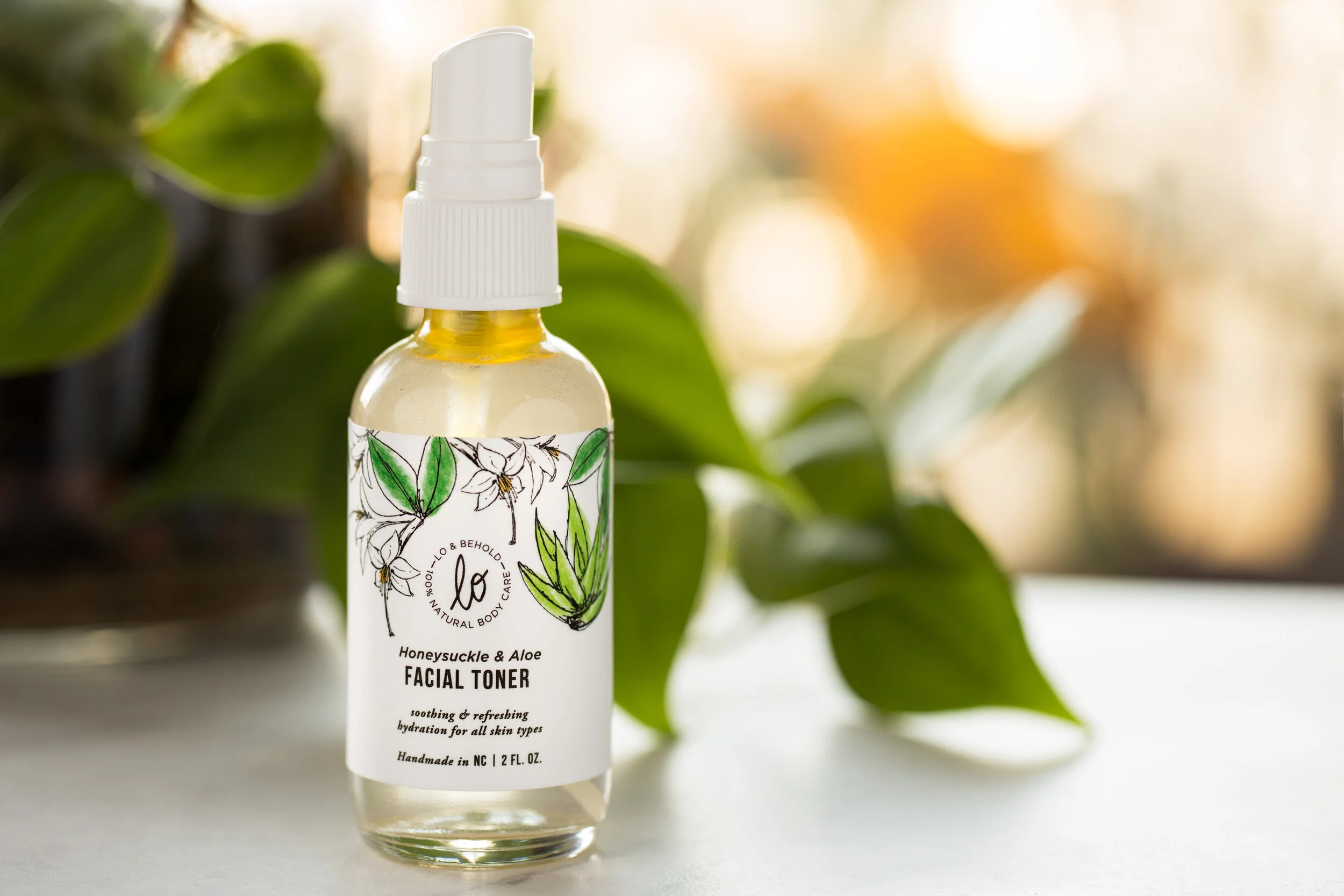 Honeysuckle &amp; Aloe Vera Facial Toner