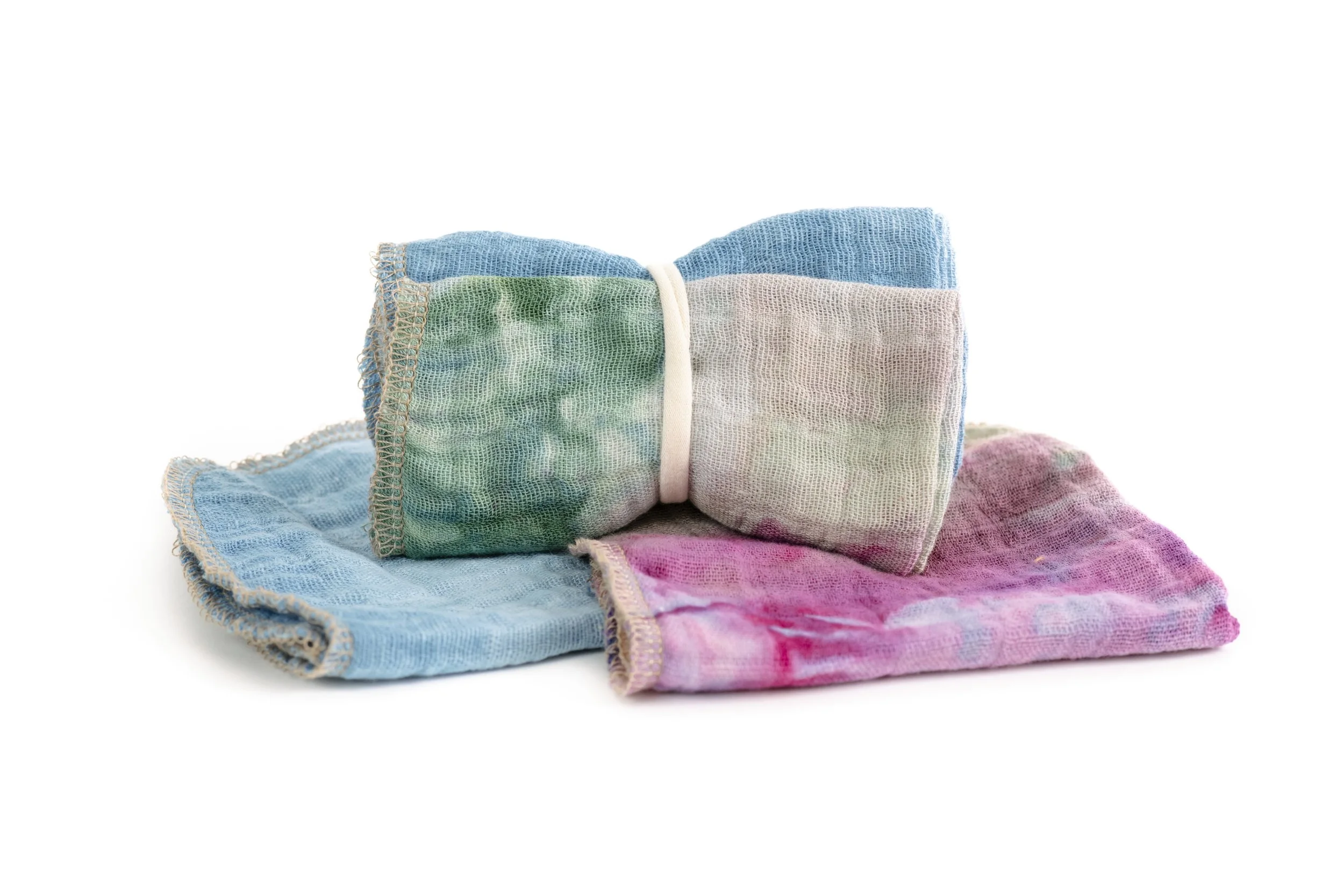 Handmade Washcloth Bundle- 100% Cotton, Reusable, & Compostable