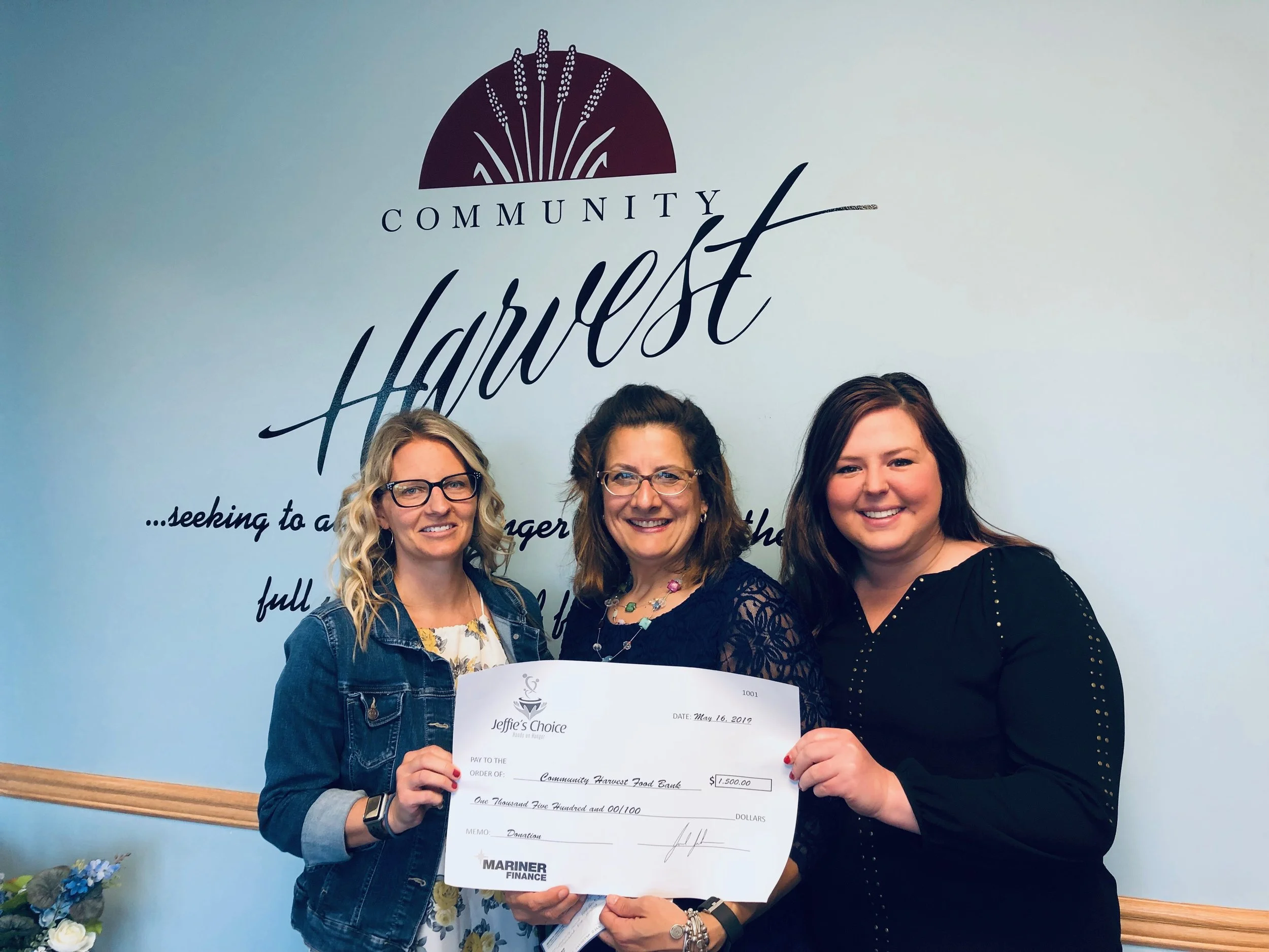 Left to Right: Tamie Stephan (BM), Mrs. Cumberland, Breanna Nelson (AM)