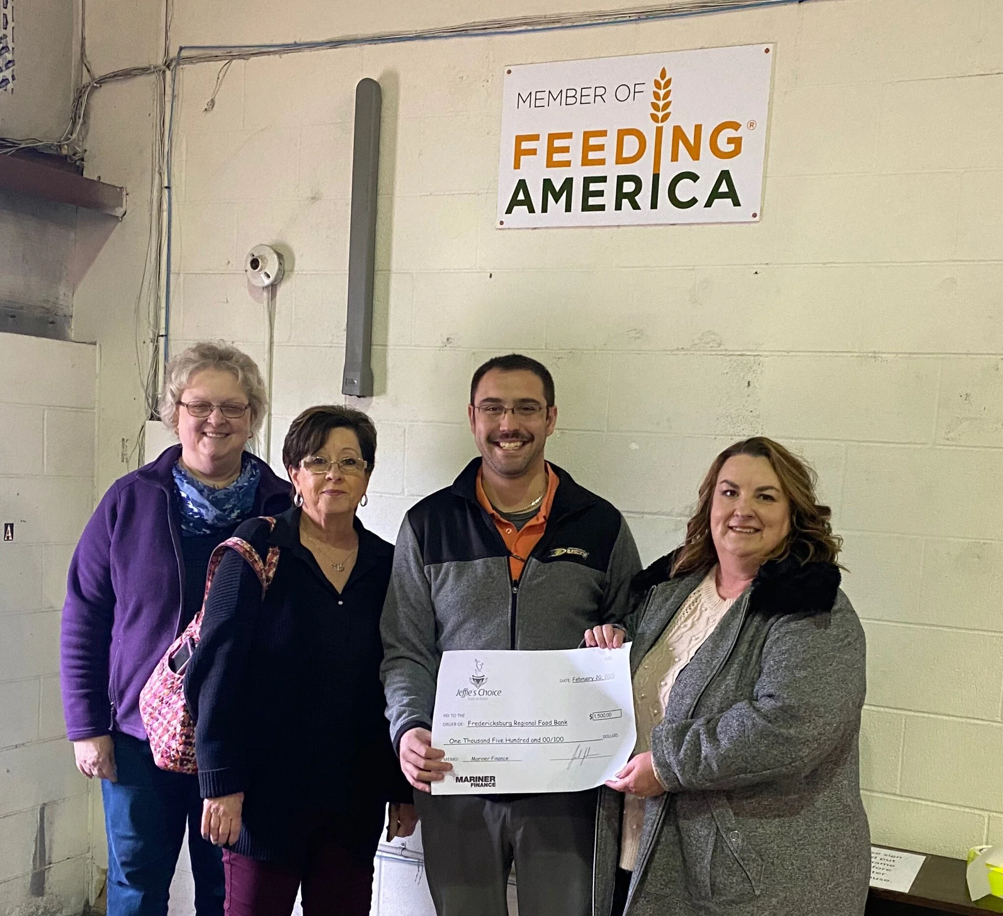 Jeffie&rsquo;s Choice: Fredericksburg Regional Food Bank — Jeffie&rsquo;s Choice