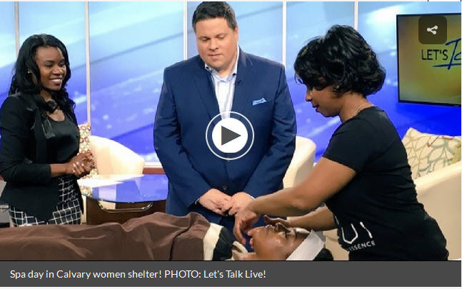 Let's Talk Live! News Channel 8 Calvary Spa Day Interview