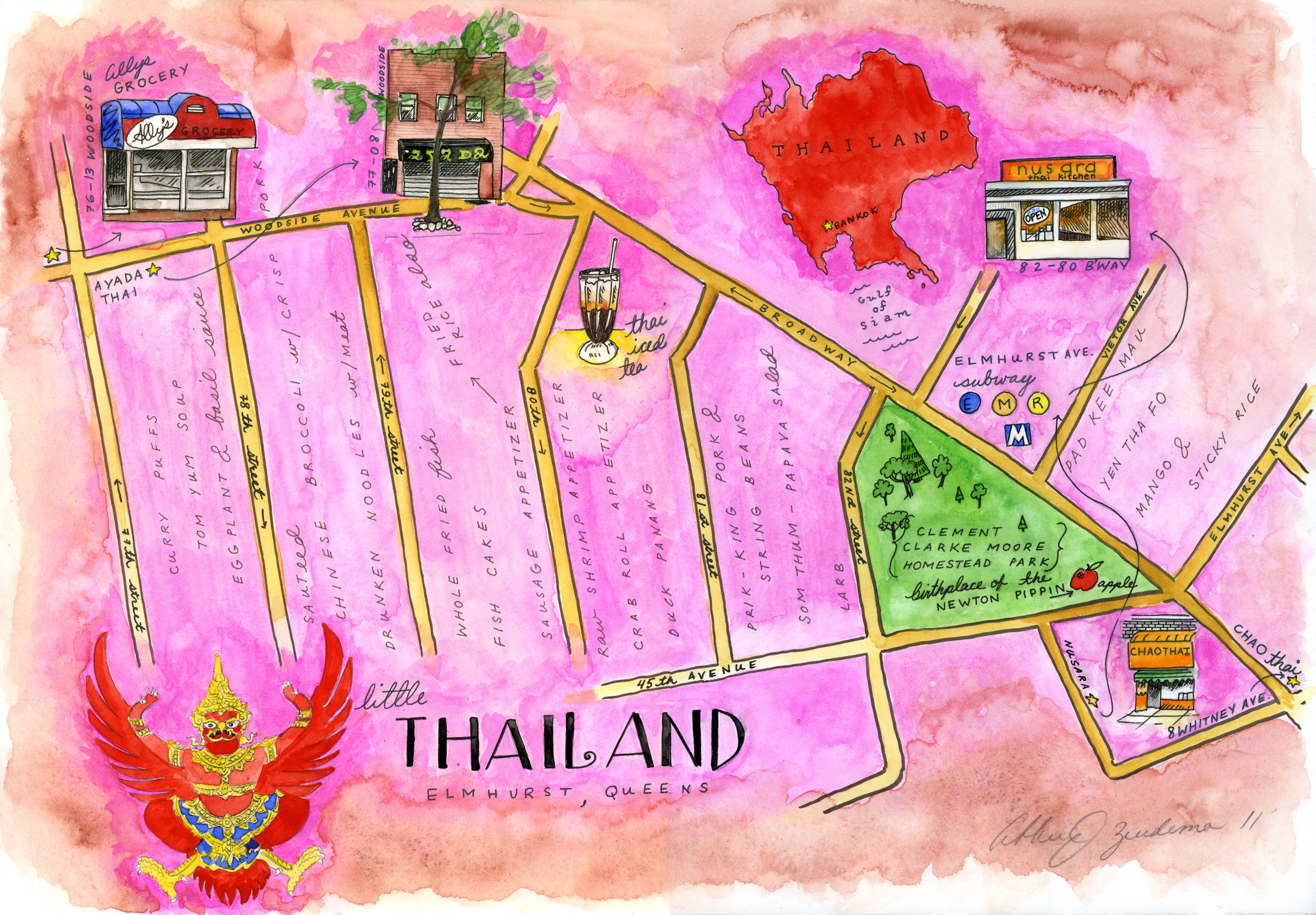 "Little Thailand, 201112x16"