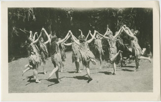 Nature Worshippers during a ceremonial dance (series), Colorado Springs, CO, 1913