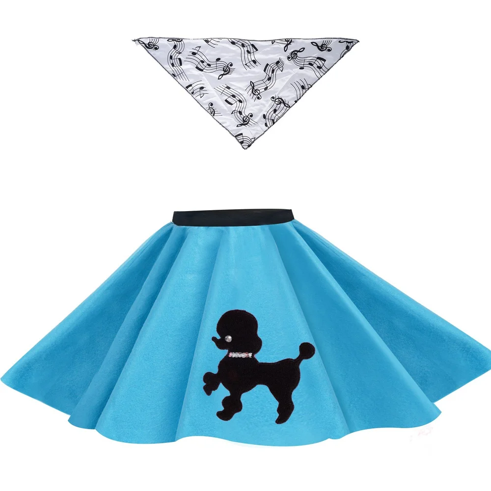 jenny packham blue sequin dress 50's Blue Poodle Skirt Child Costume  Pure Costumes