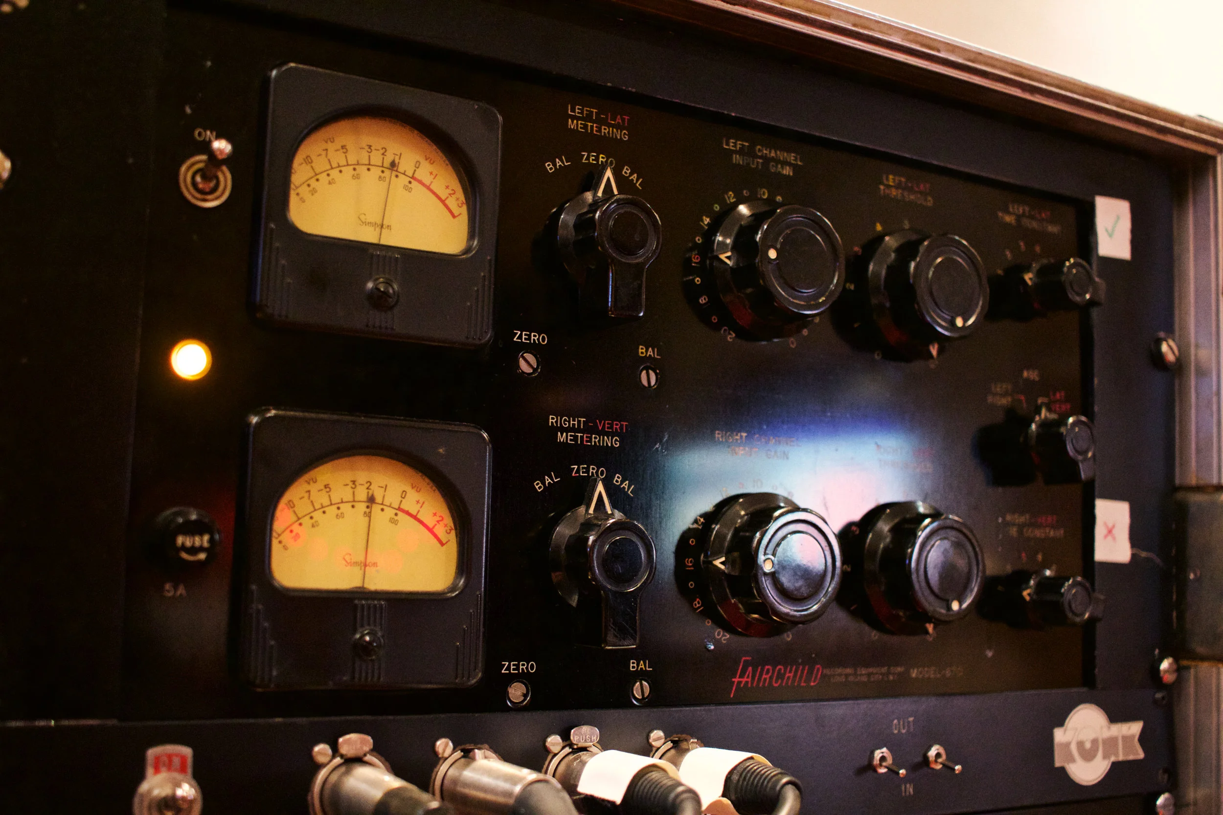 I’ve never even used a Fairchild on a track that ended up getting released, yet here they are, in a picture, on my website.