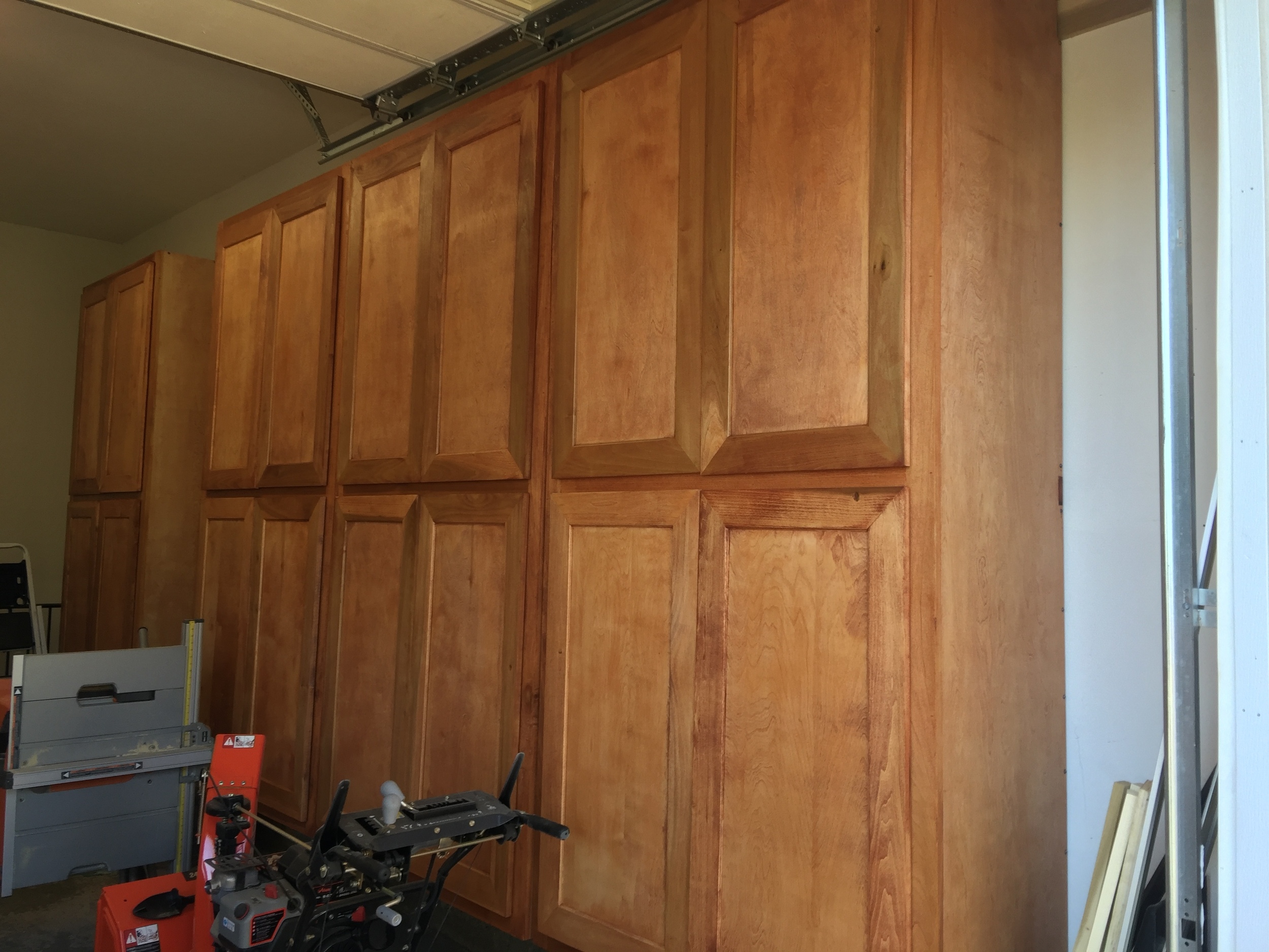 Dale Williamson's Shop Wall Cabinets