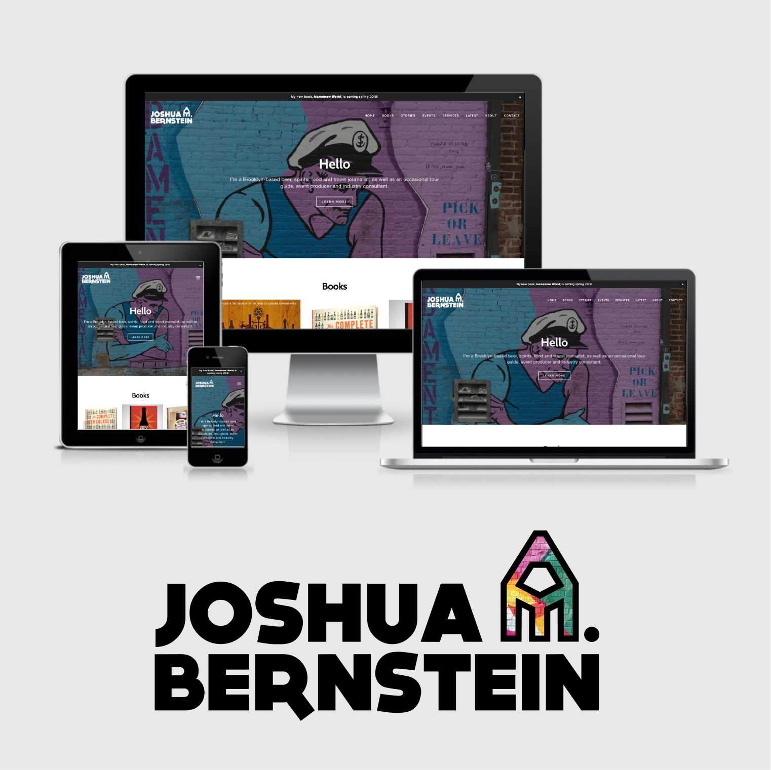 Branding and website design - Joshua M. Bernstein 