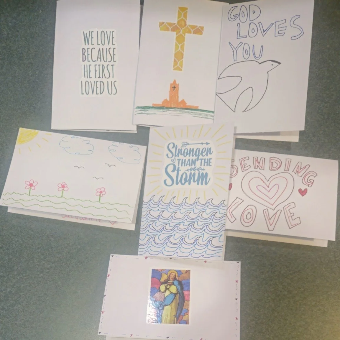 This weekend, we started off strong with our Diocesan Week of Service! Thank you to all of you who came after Mass to write care cards for our Homebound and Nursing Home residents. Here are our stats so far: 

256 care cards made 💌
38+ diapers for o
