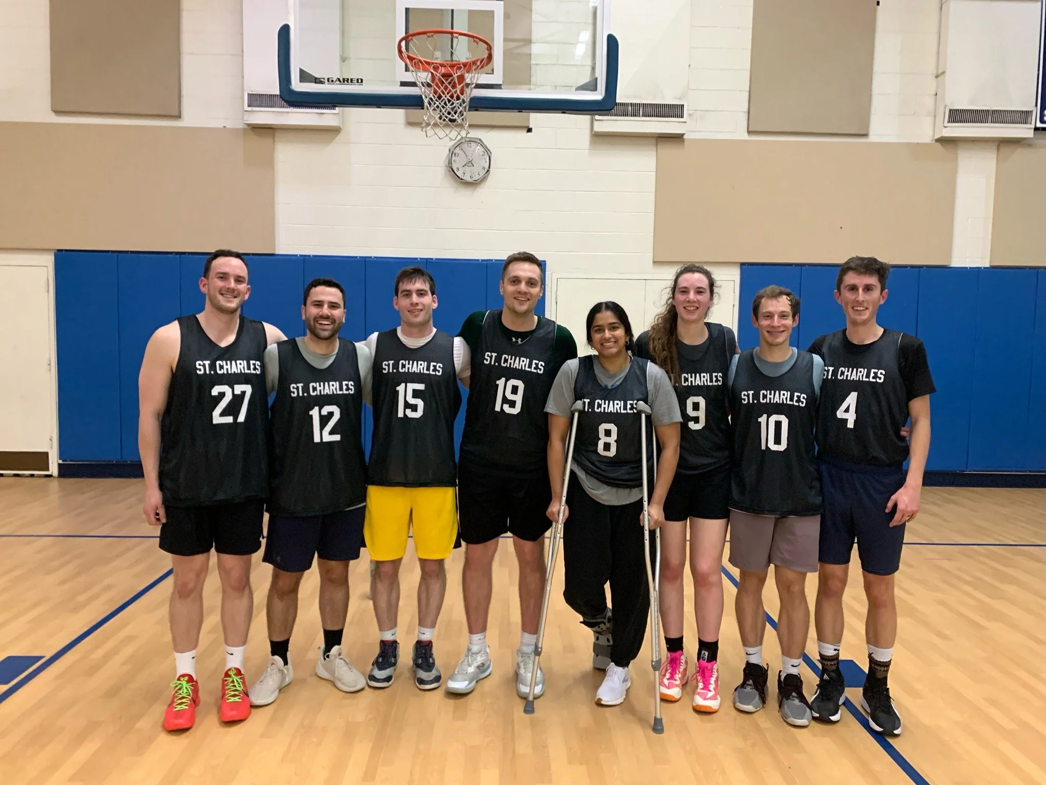 A big congratulations to "The St. Charles Angels" basketball team for winning in the Catholic Sports League Championship game this past Sunday. Way to represent the Parish of St. Charles in excellence in sports, and being witnesses to Chris