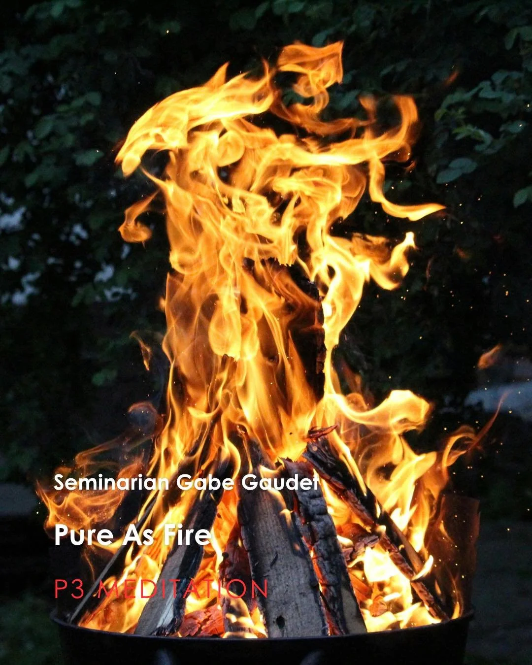 Join us for tonight's P3 Meditation given by Seminarian Gabe Gaudet: &ldquo;Pure As Fire&rdquo;

P3: Prayer, Penance, and Pub, which is a weekly time of Exposition of the Most Blessed Sacrament with Confession available followed by young adult pub ti
