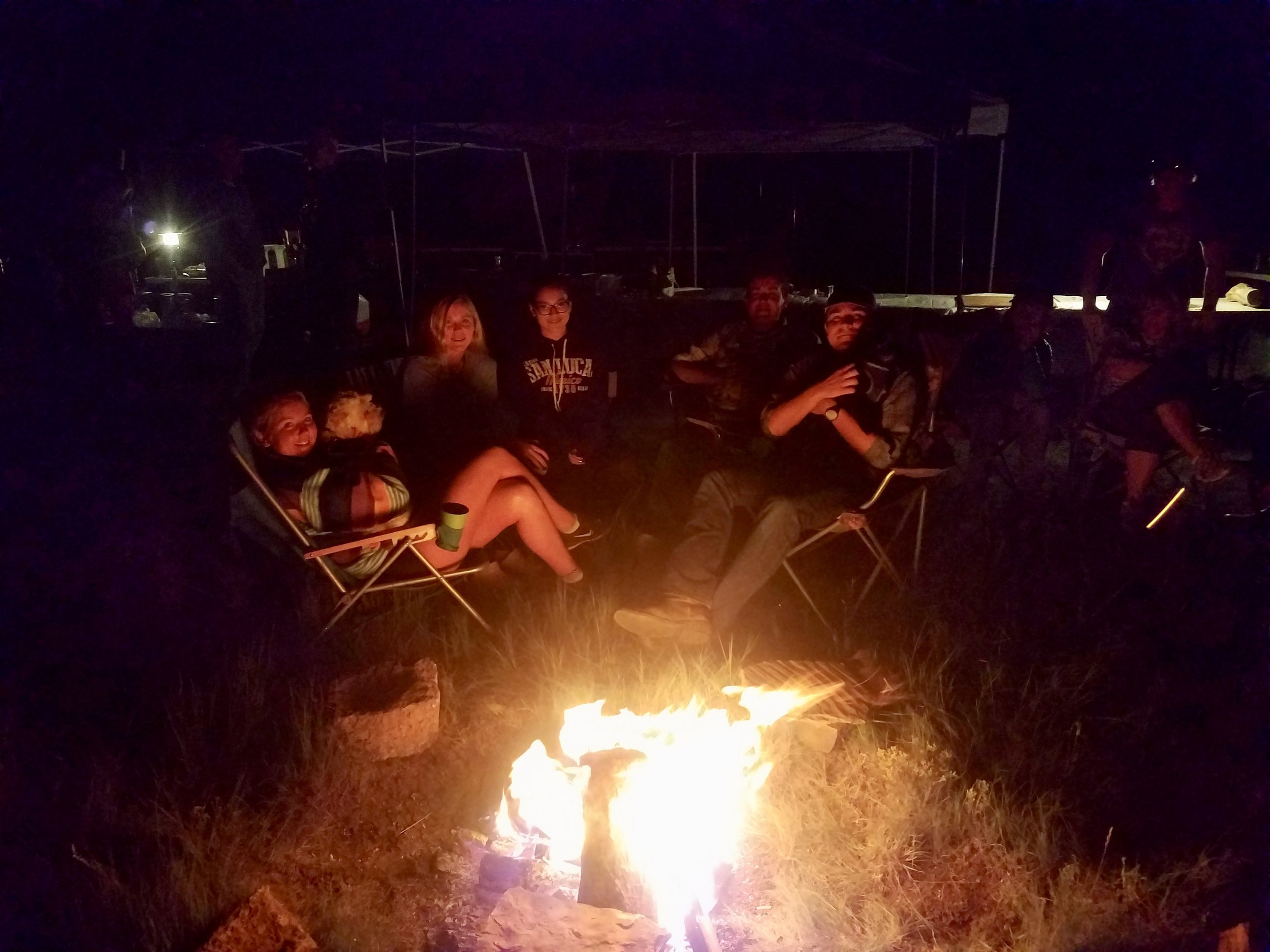There was a great group of teenagers and young adults at the Campout! (Photo by Jeremy Krones)