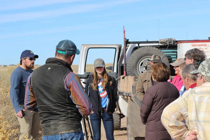 Talking with Rob Nelson, AGFD Habitat Evaluation and Lands Program Manager. (Photo by Sheila Carlson )