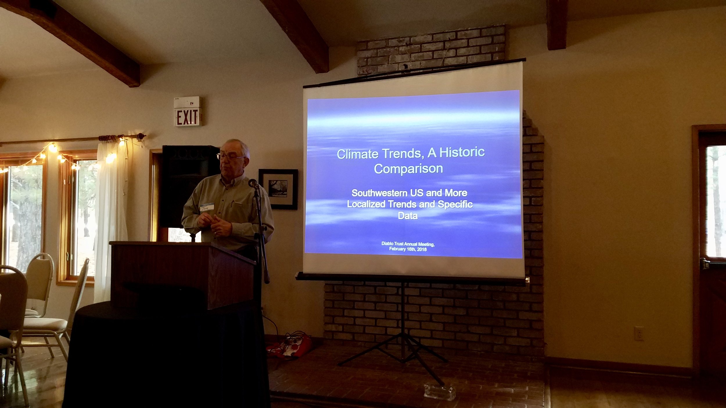 Tom Mackin, Diablo Trust Wildlife Chair