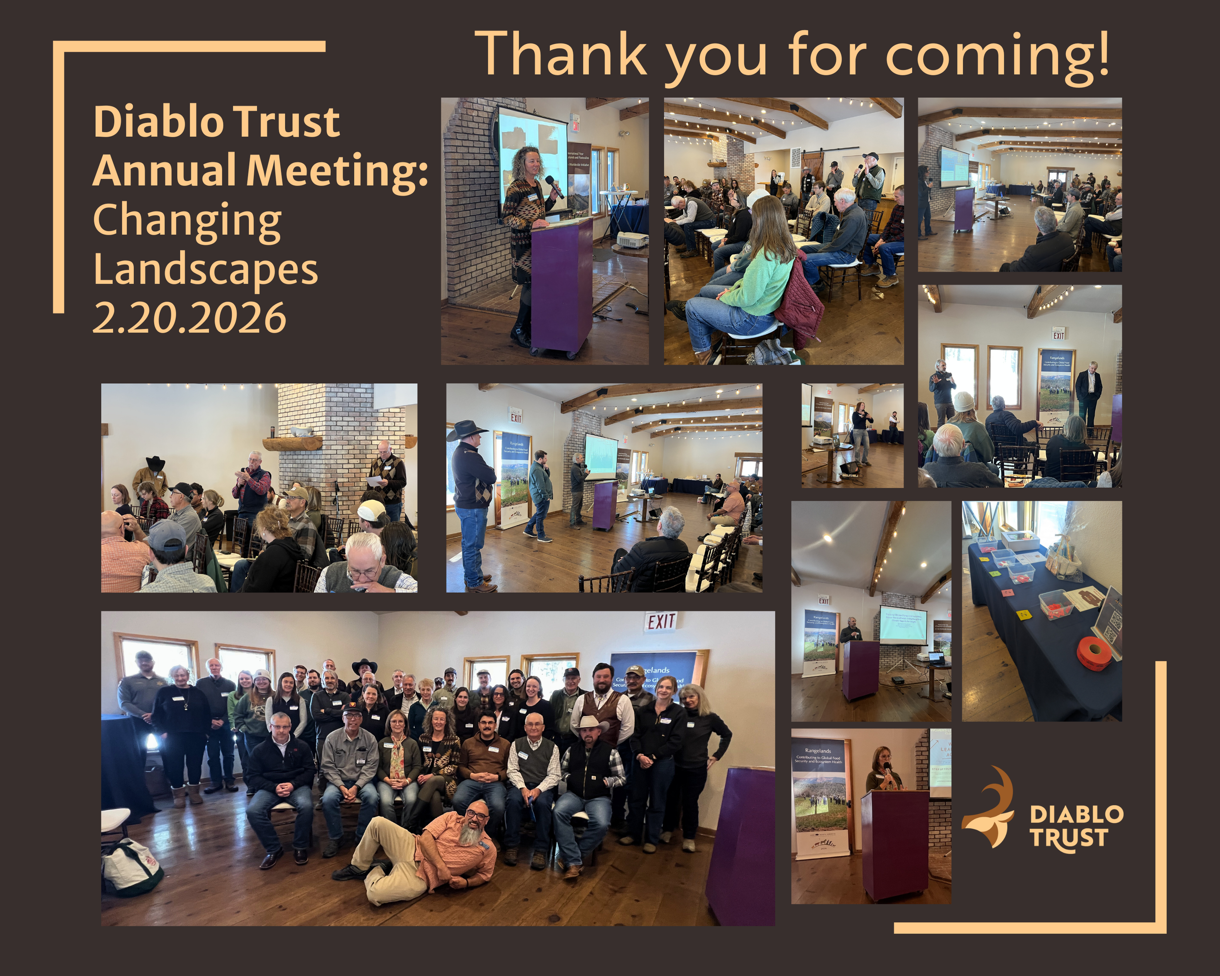 2026 Diablo Trust Annual Meeting: Changing Landscapes for Ranching in the American West