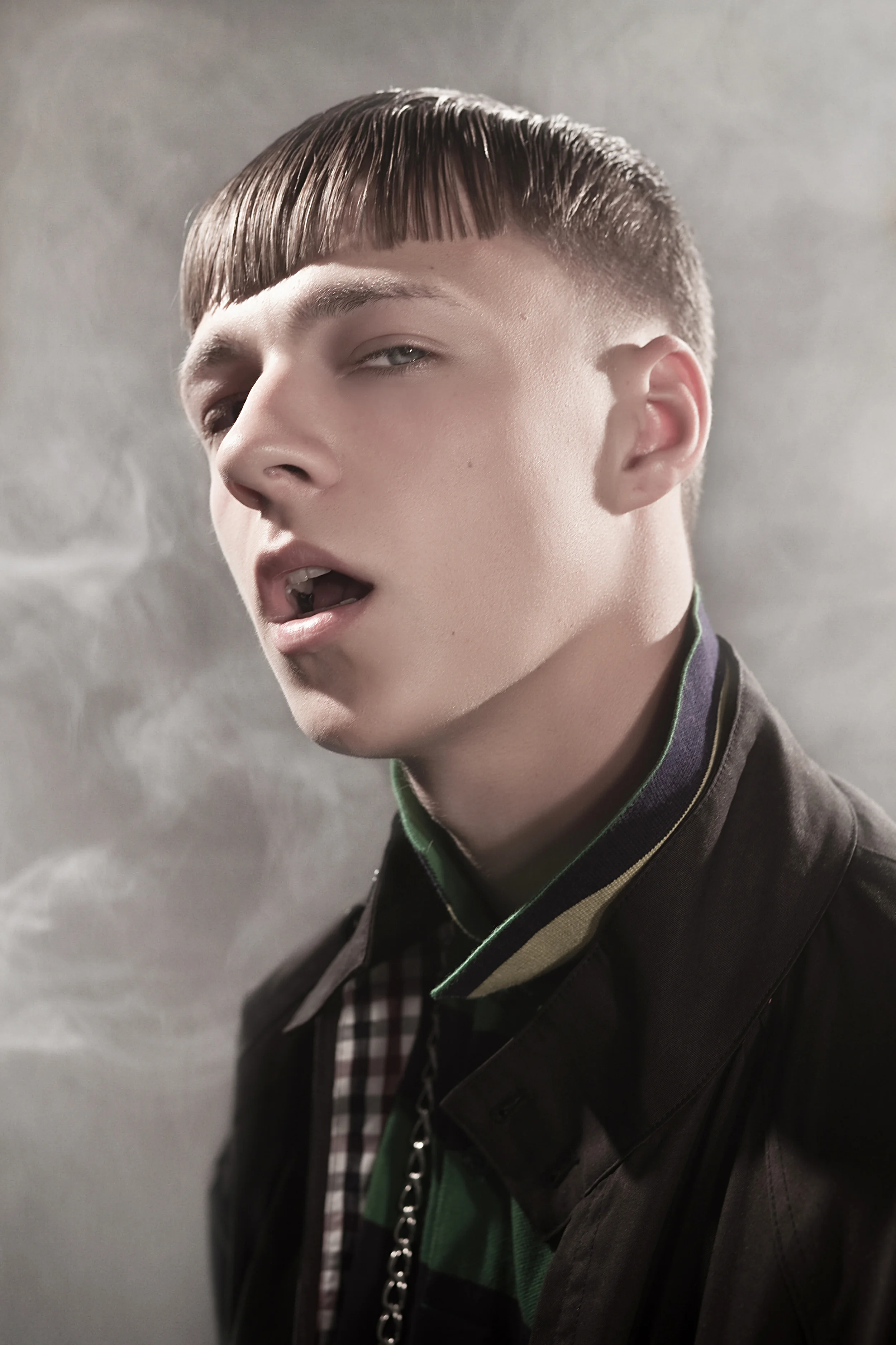 British Men's Hairdressing Competition. Full retouch and background composite or enhancement. For Michael Leckie Photography.