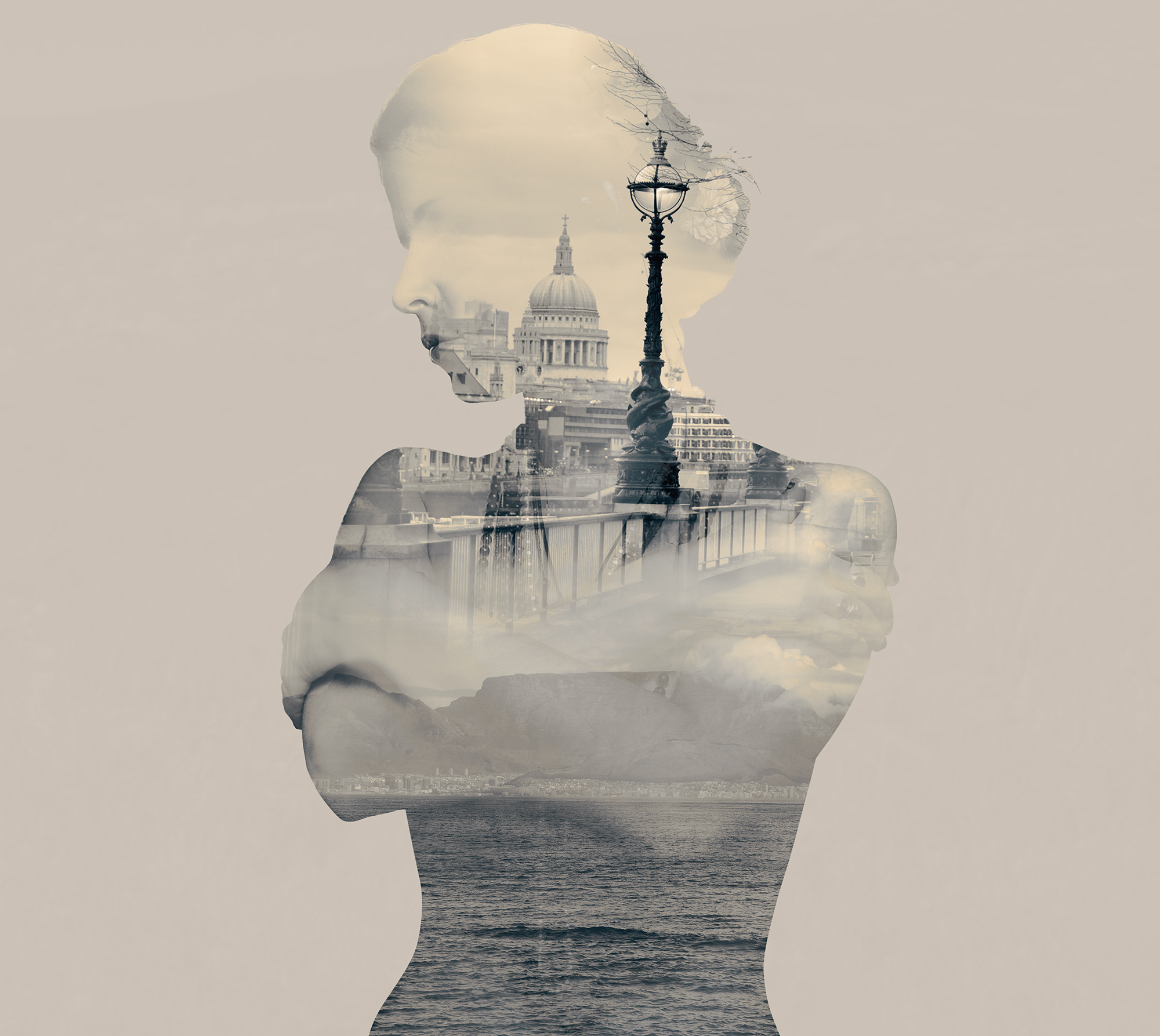 "Dual Nationality". Composite of multiple assets. Personal Project.